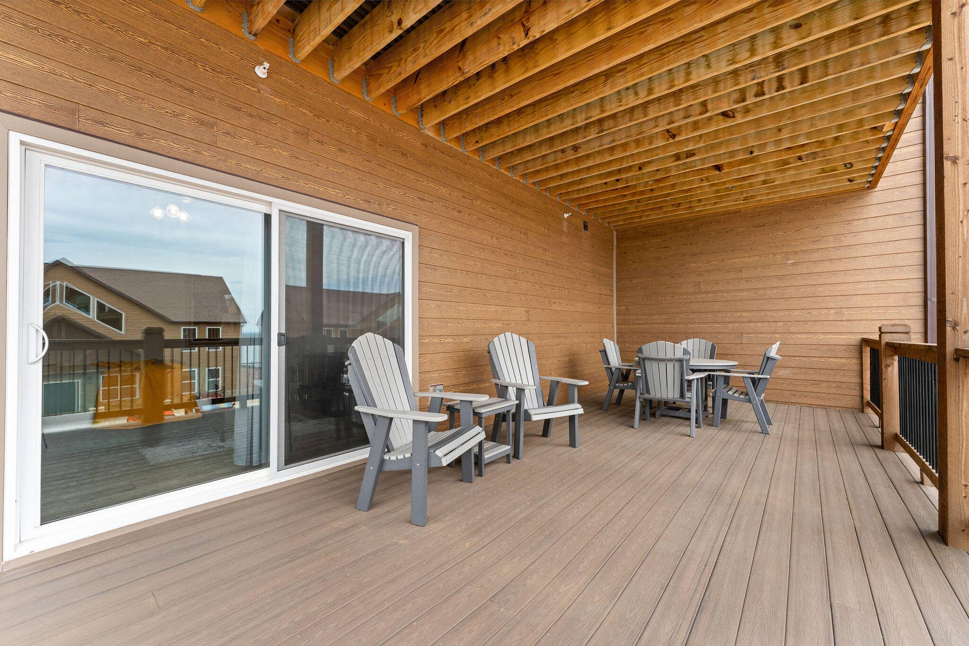 Oversized Covered Deck