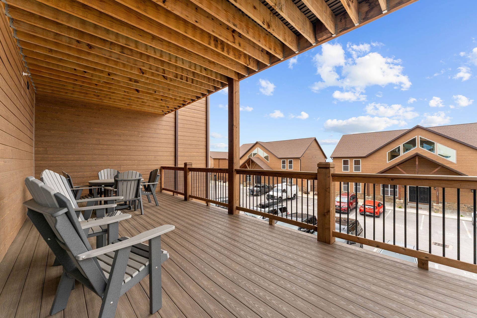Oversized Covered Deck