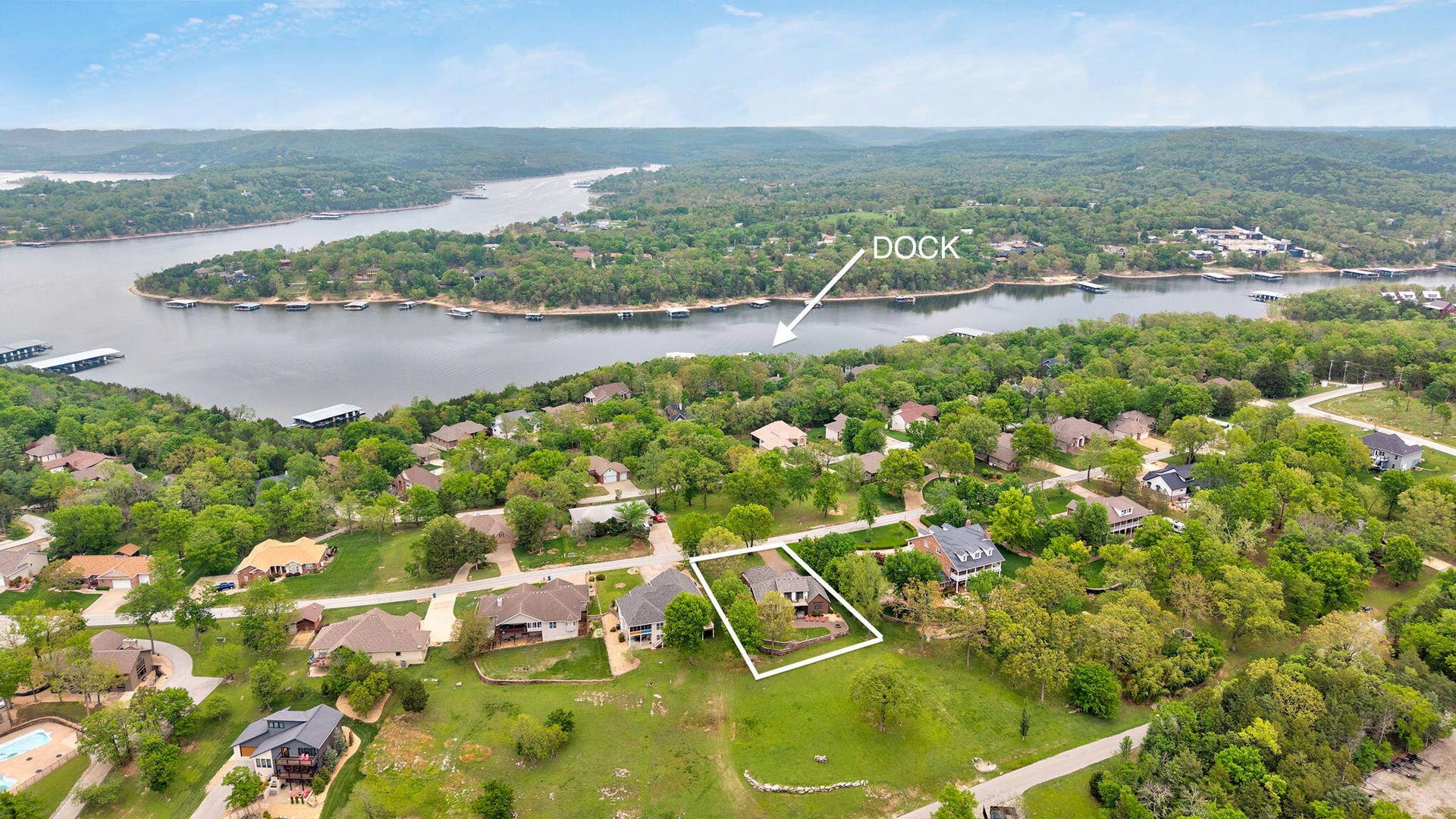 1340 Little Aunts Creek Road, Kimberling City, MO 65686 Home & Dock Location