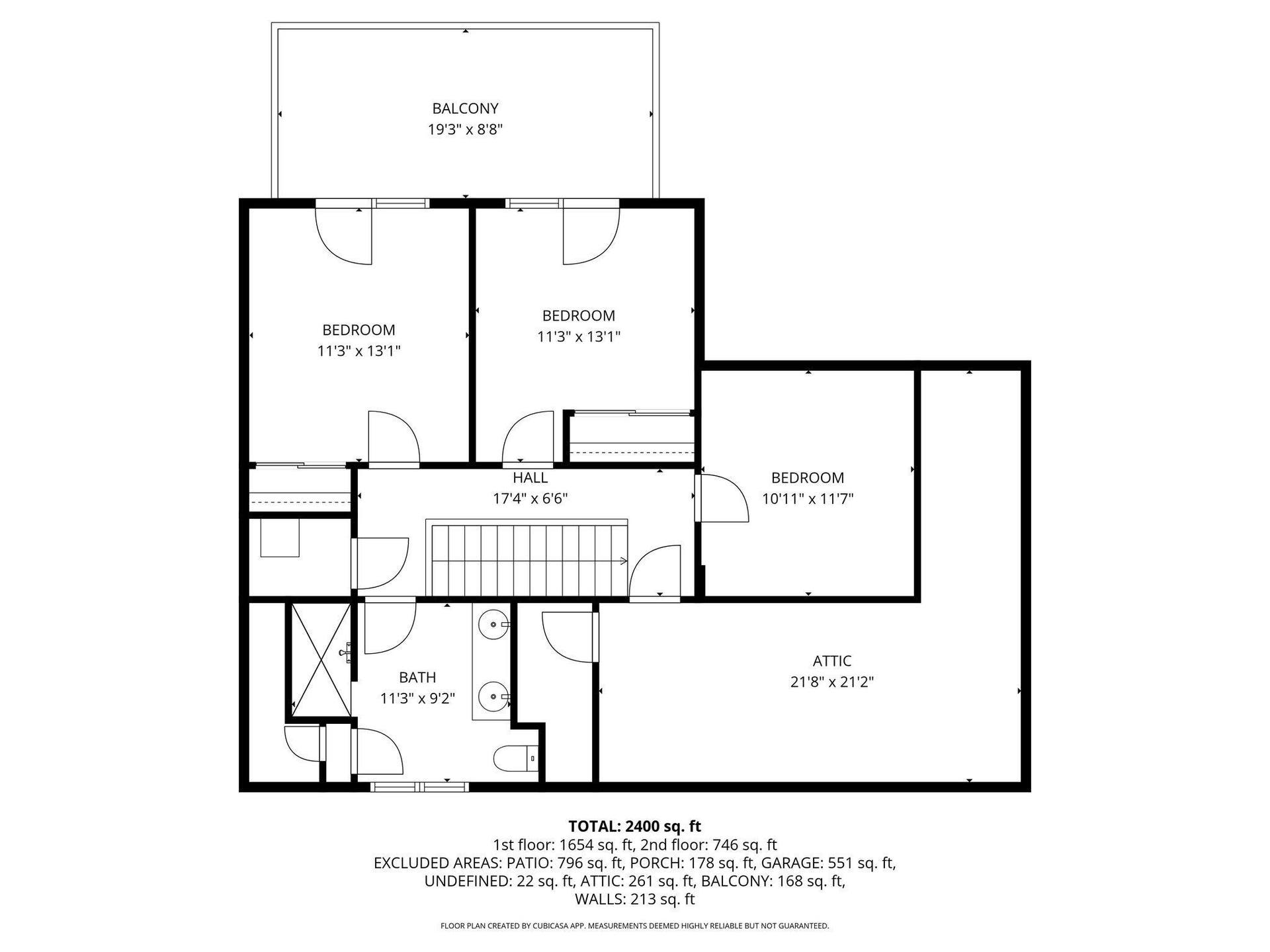 1340 Little Aunts Creek Road, Kimberling City, MO 65686 Upstairs Floor Plan