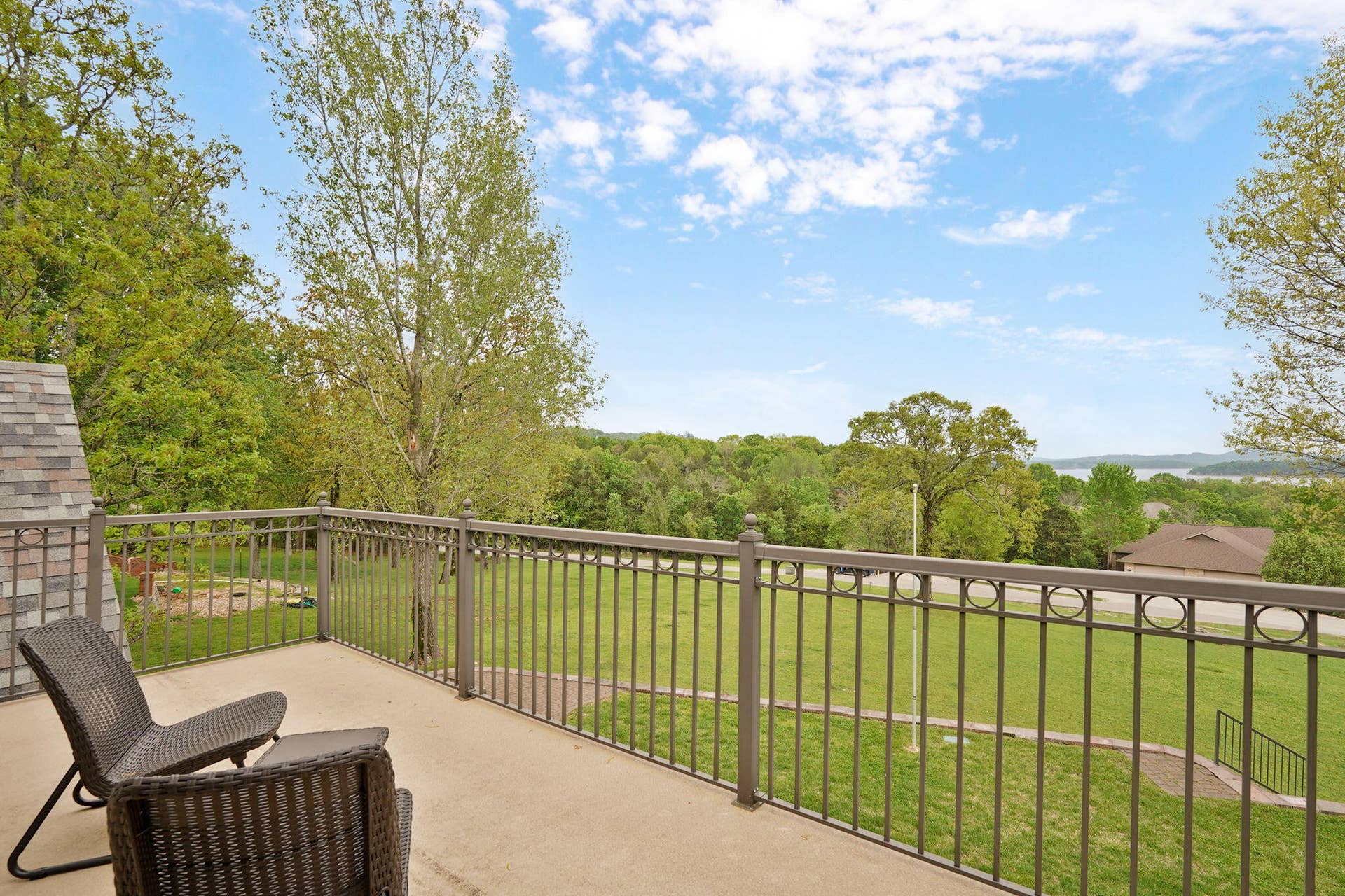 1340 Little Aunts Creek Road, Kimberling City, MO 65686 Upstairs Balcony From Bedrooms
