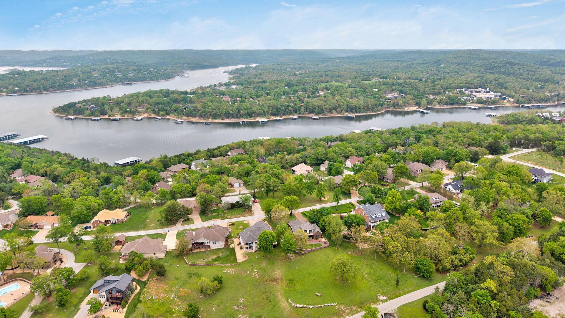1340 Little Aunts Creek Road, Kimberling City, MO 65686 Aerial