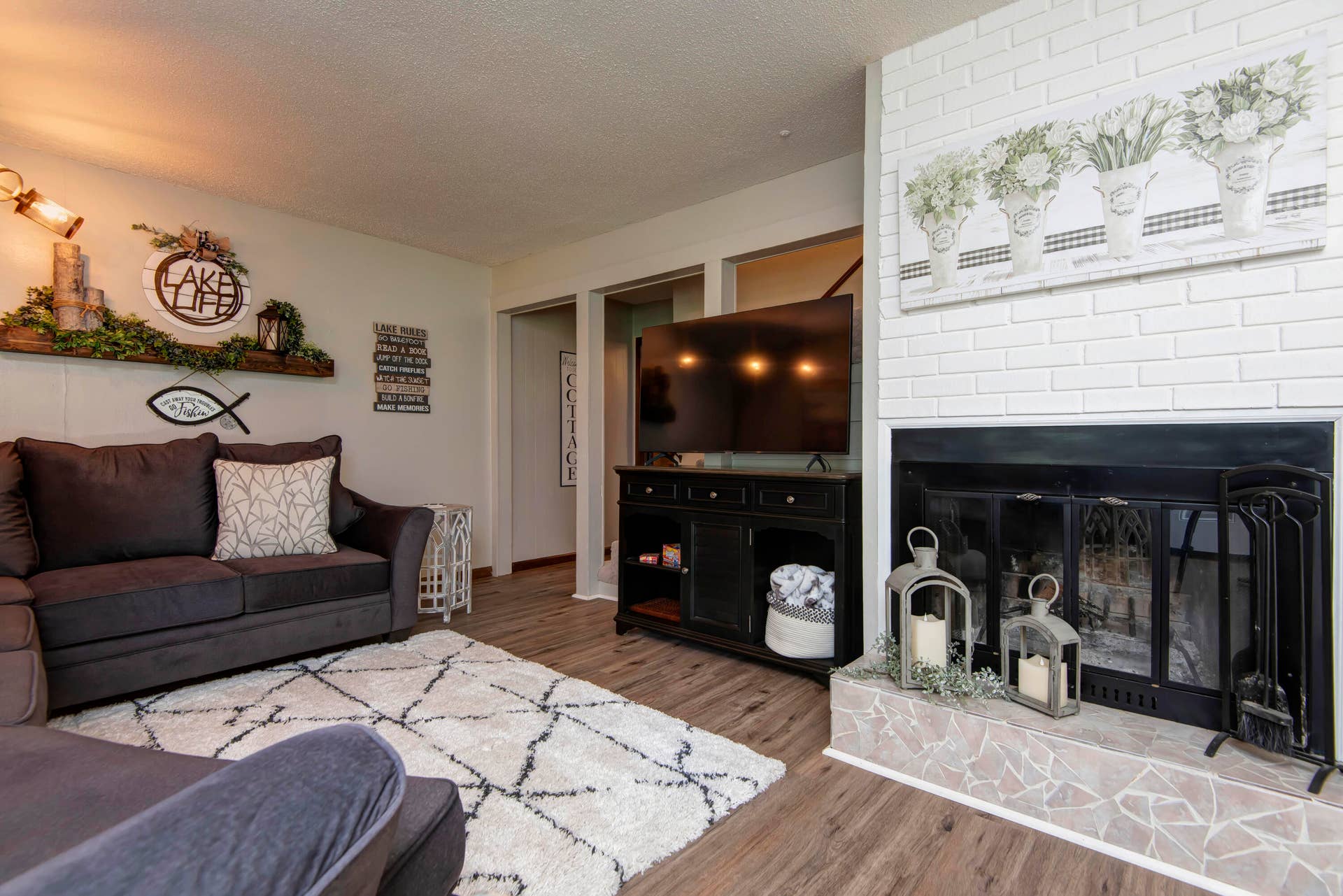 Wood Burning Fireplace