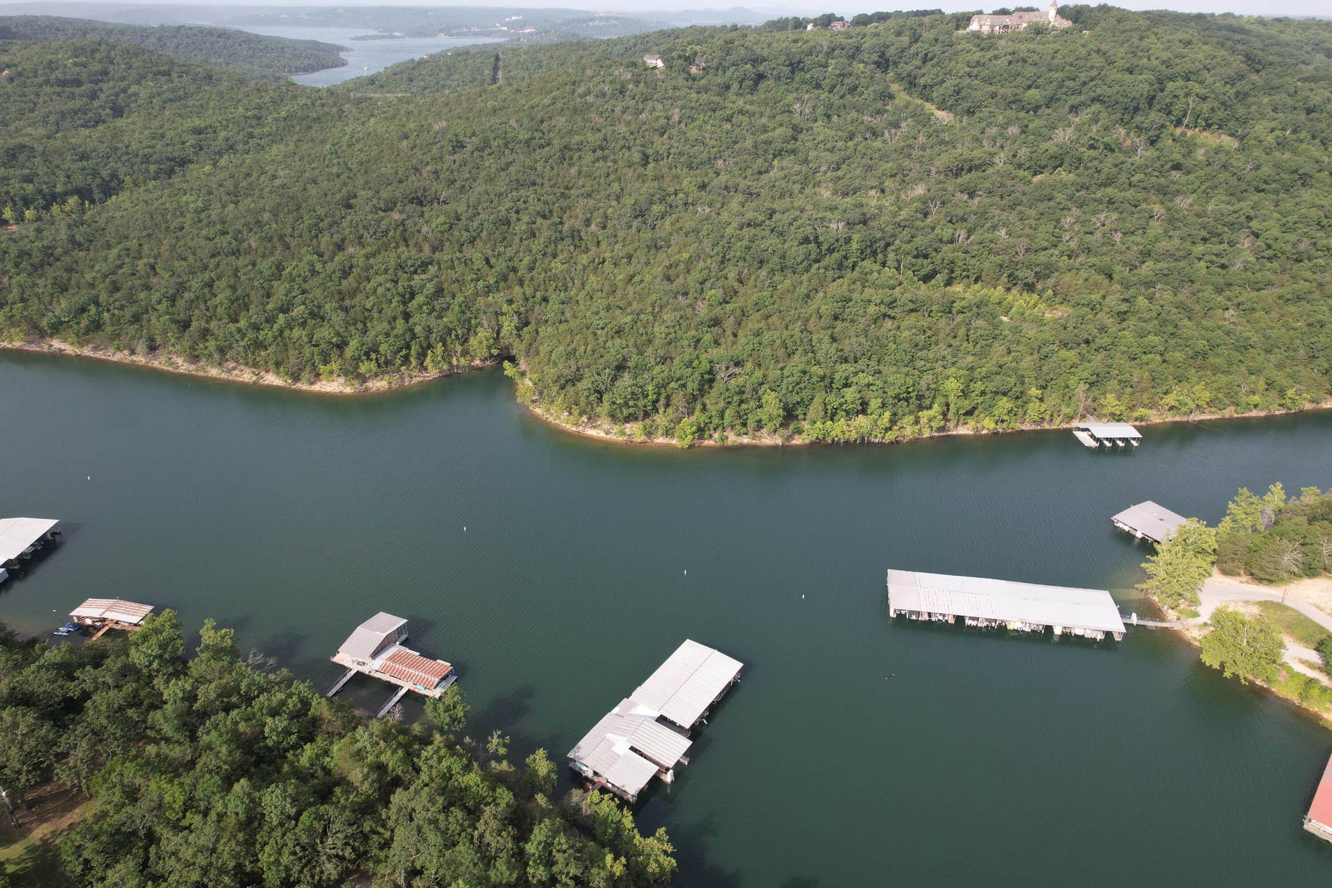 Dock is first dock on the bank .