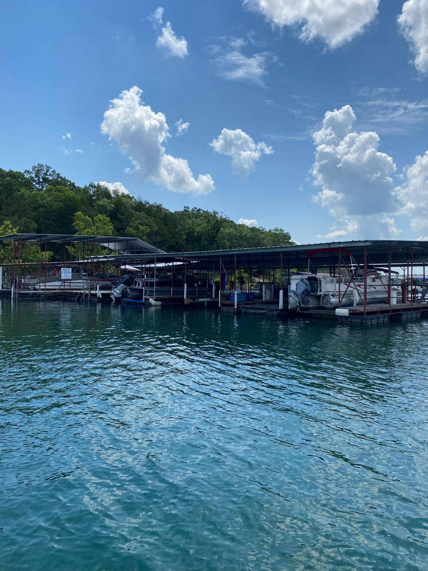 Beautiful Cove and area of the lake