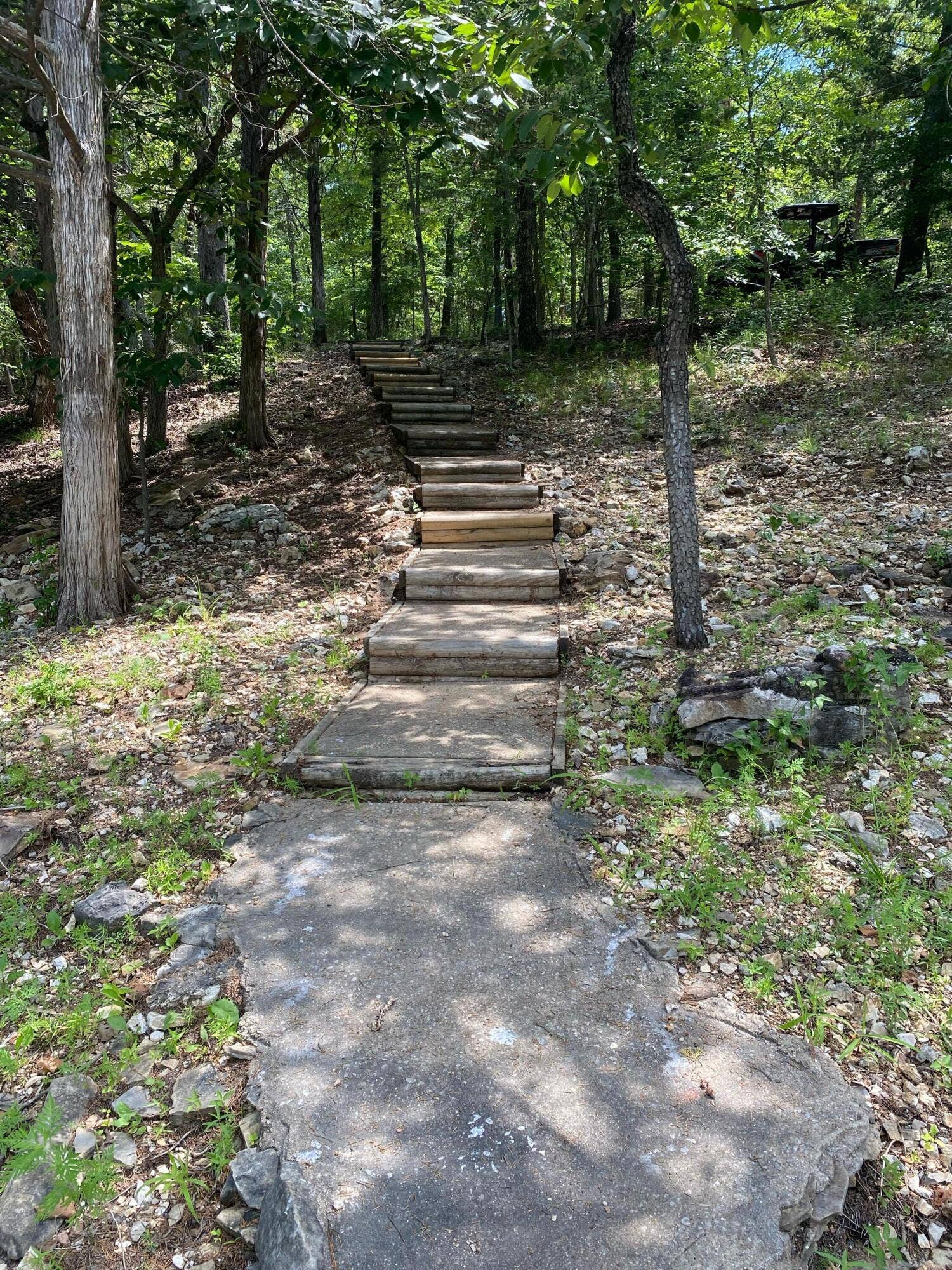 Easy walk down to the dock!!