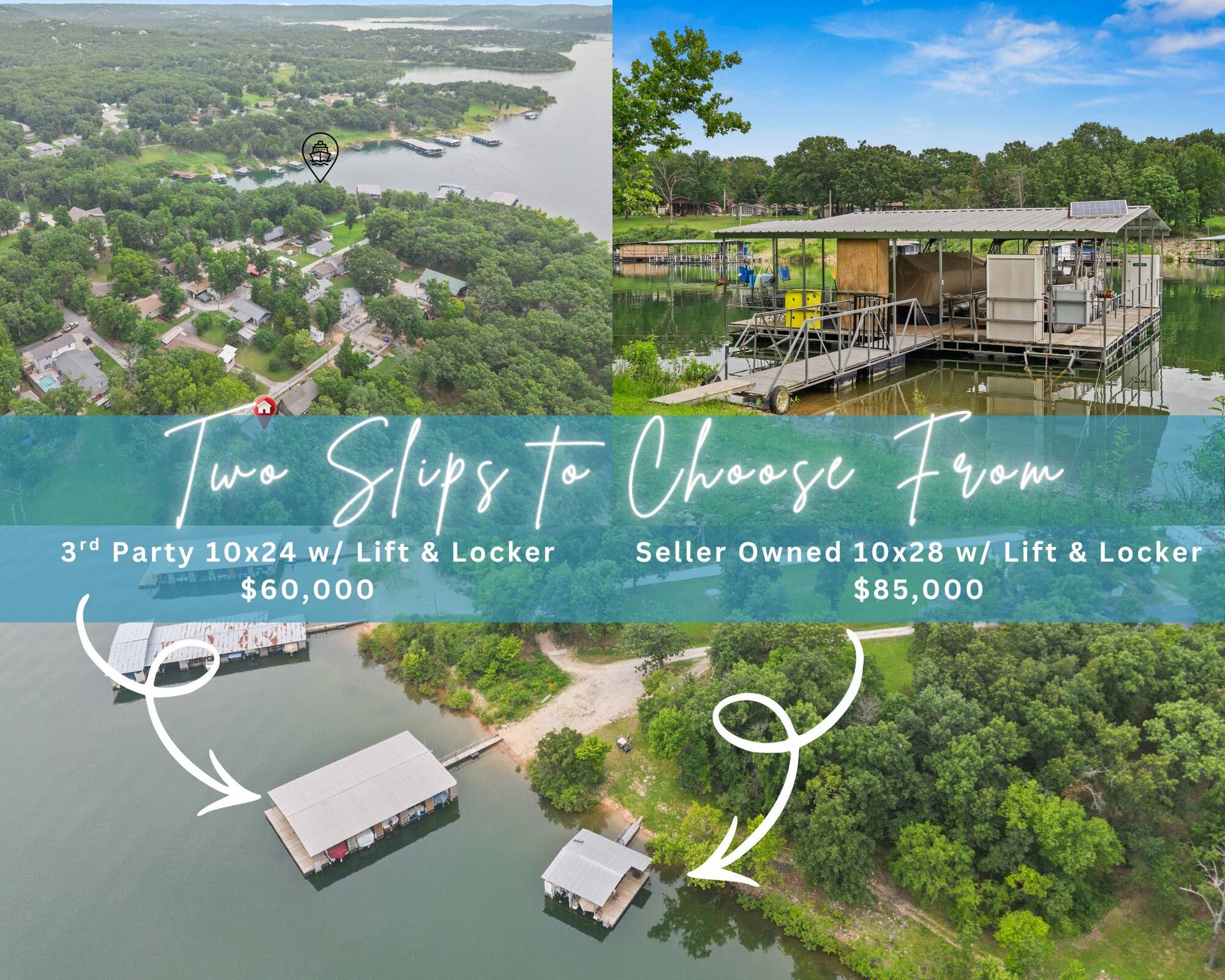 355 Tulip Road, Kimberling City, MO 65686 Choose One of Two!