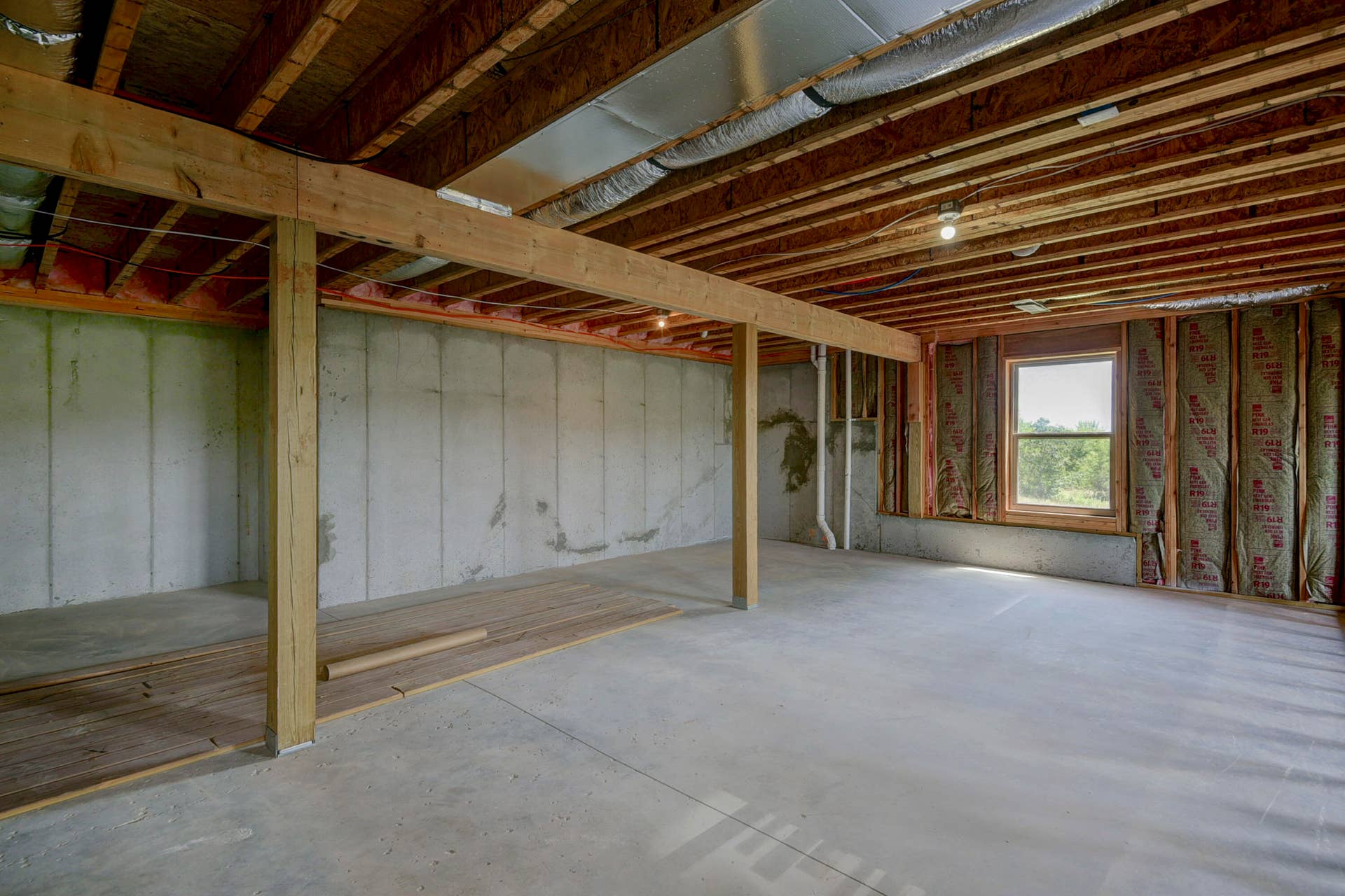 Unfinished Basement 3