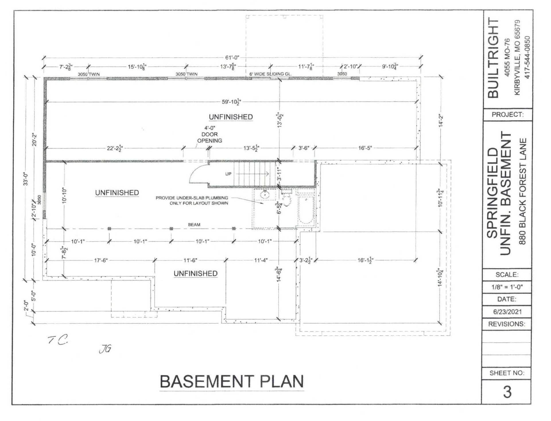 Unfinished  Basement-Unfinished
