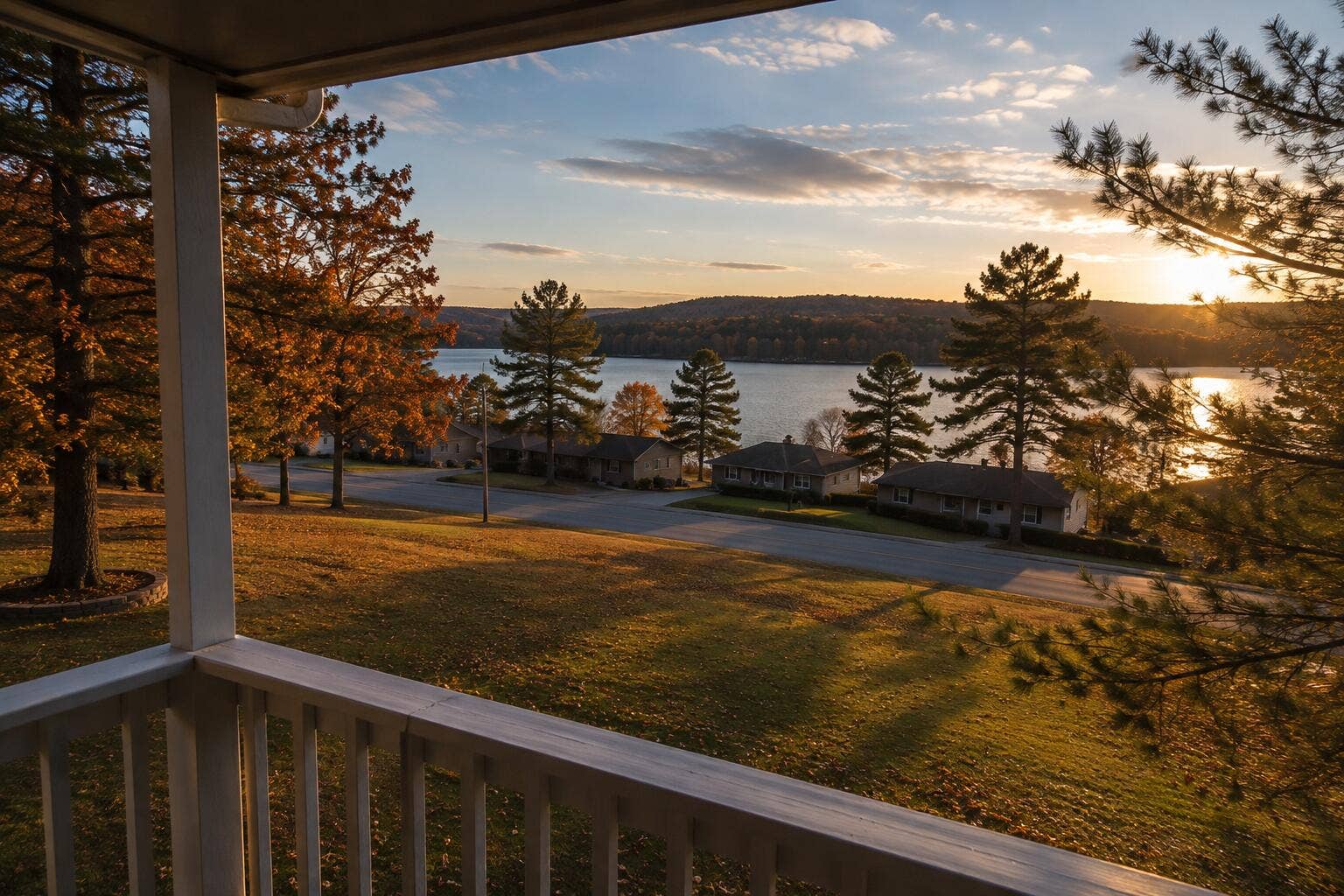 306 Deer Park Circle, Kimberling City, MO 65686 fall-winter lake view