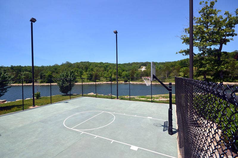 The Forest Lake addition play basketball