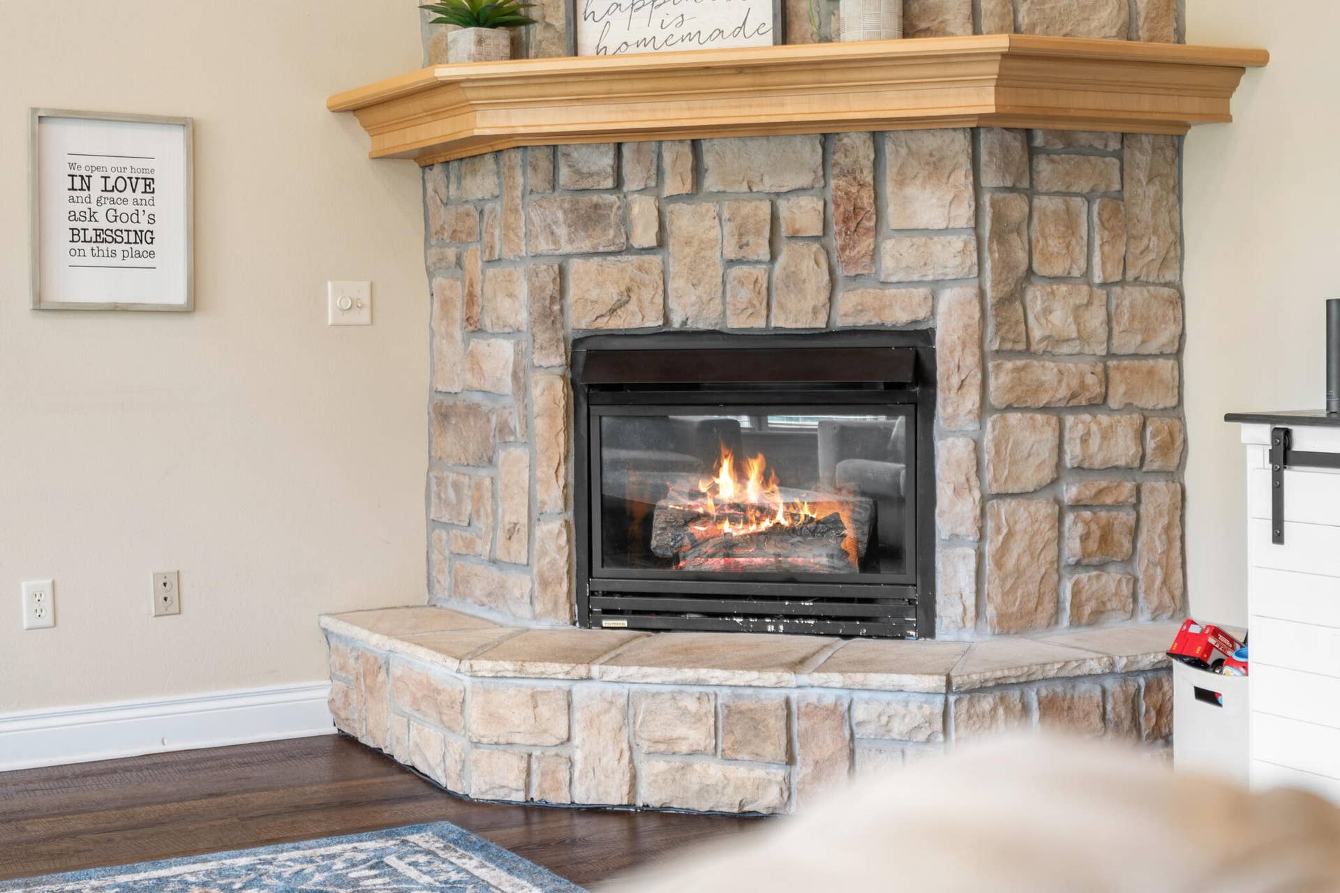 Cozy Fireplace