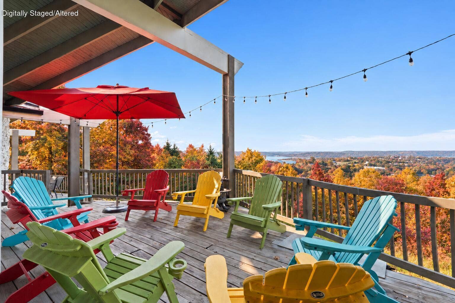 26 Greenview Drive, Kimberling City, MO 65686 Fall lakeside deck with clear railing-3