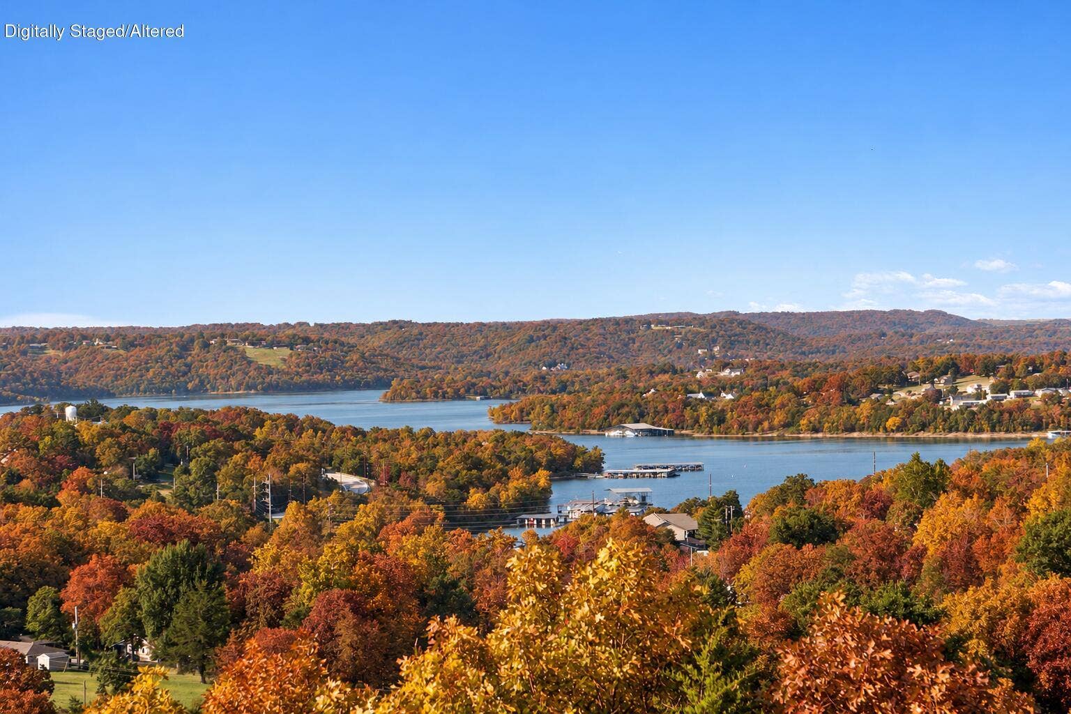 26 Greenview Drive, Kimberling City, MO 65686 Ozarks lake house with autumn foliage-5