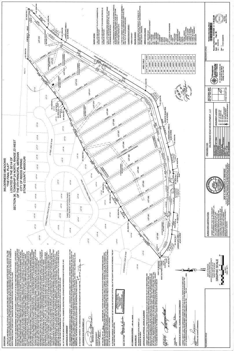 Lot 203 Wilderness Pines Lane, #Lot 203, Reeds Spring, MO 65737 Plat