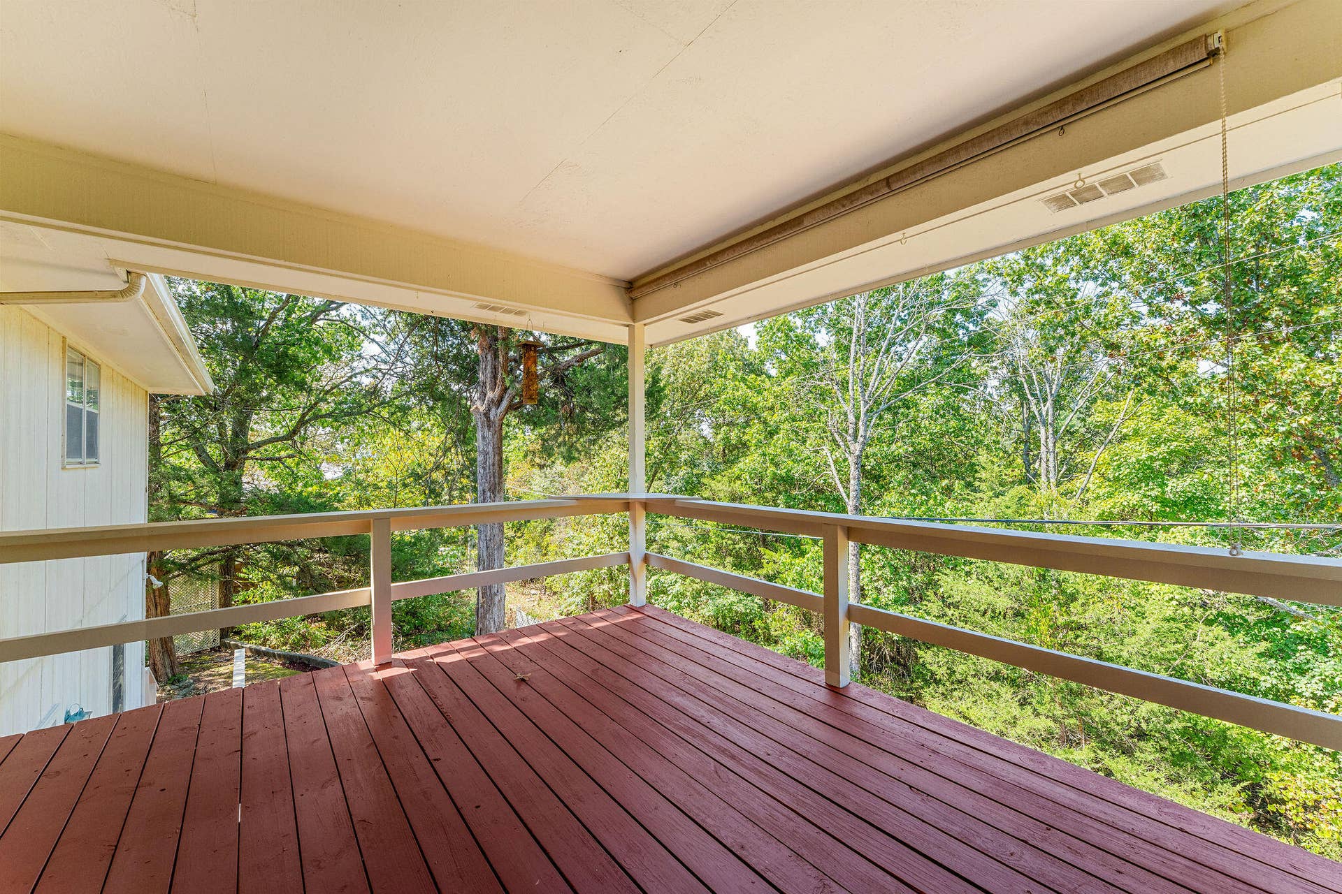 Deck on first floor