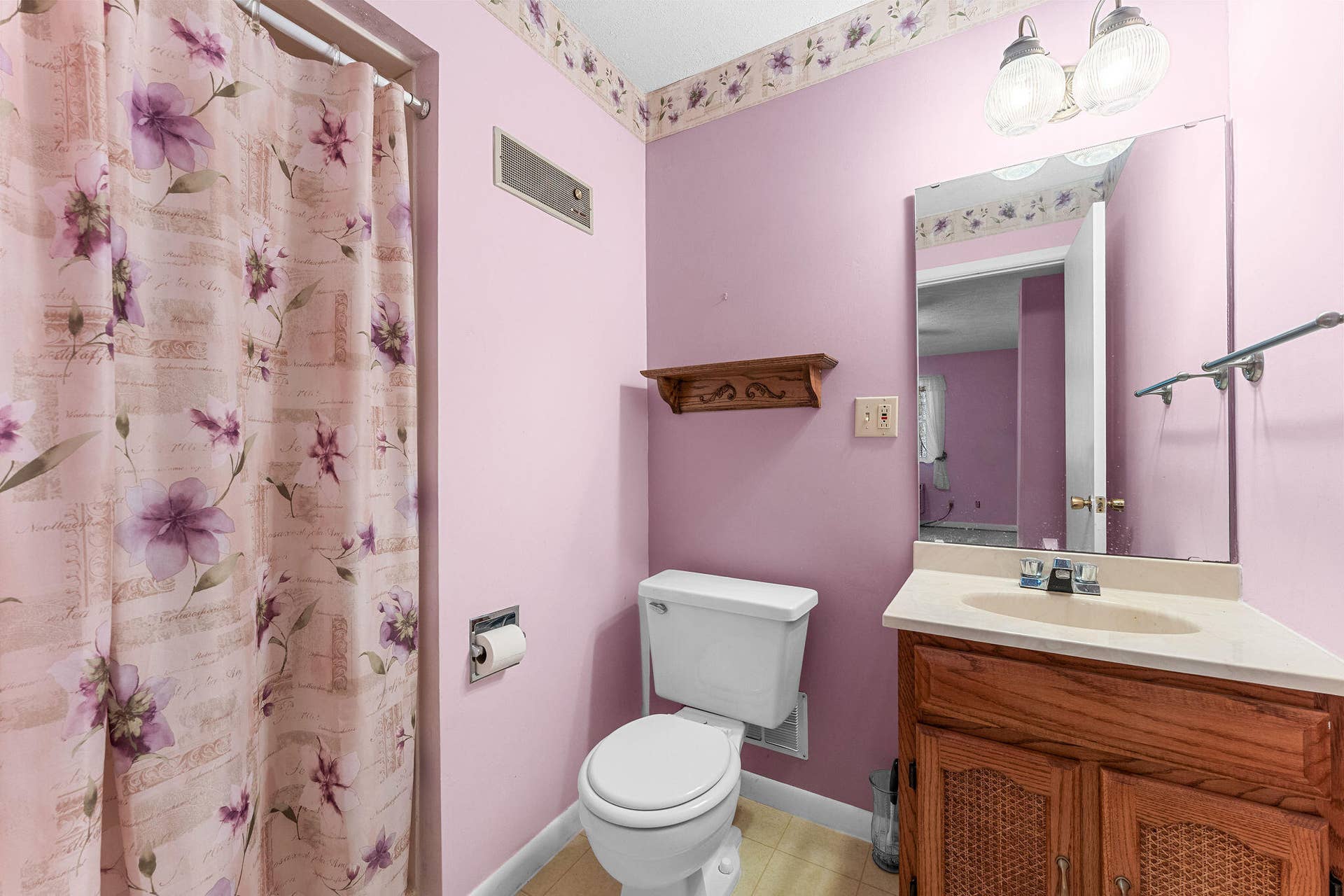 Basement bathroom with room 2