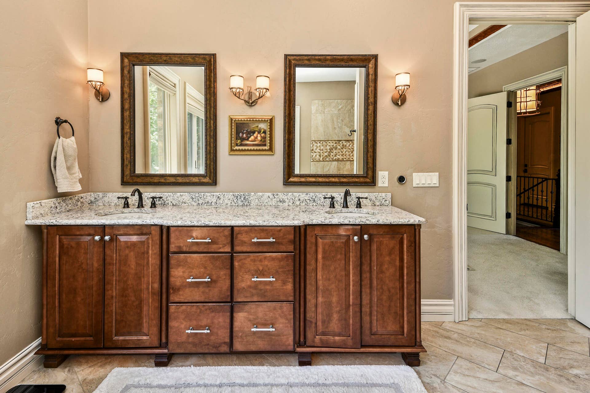 Double Vanity in Primary