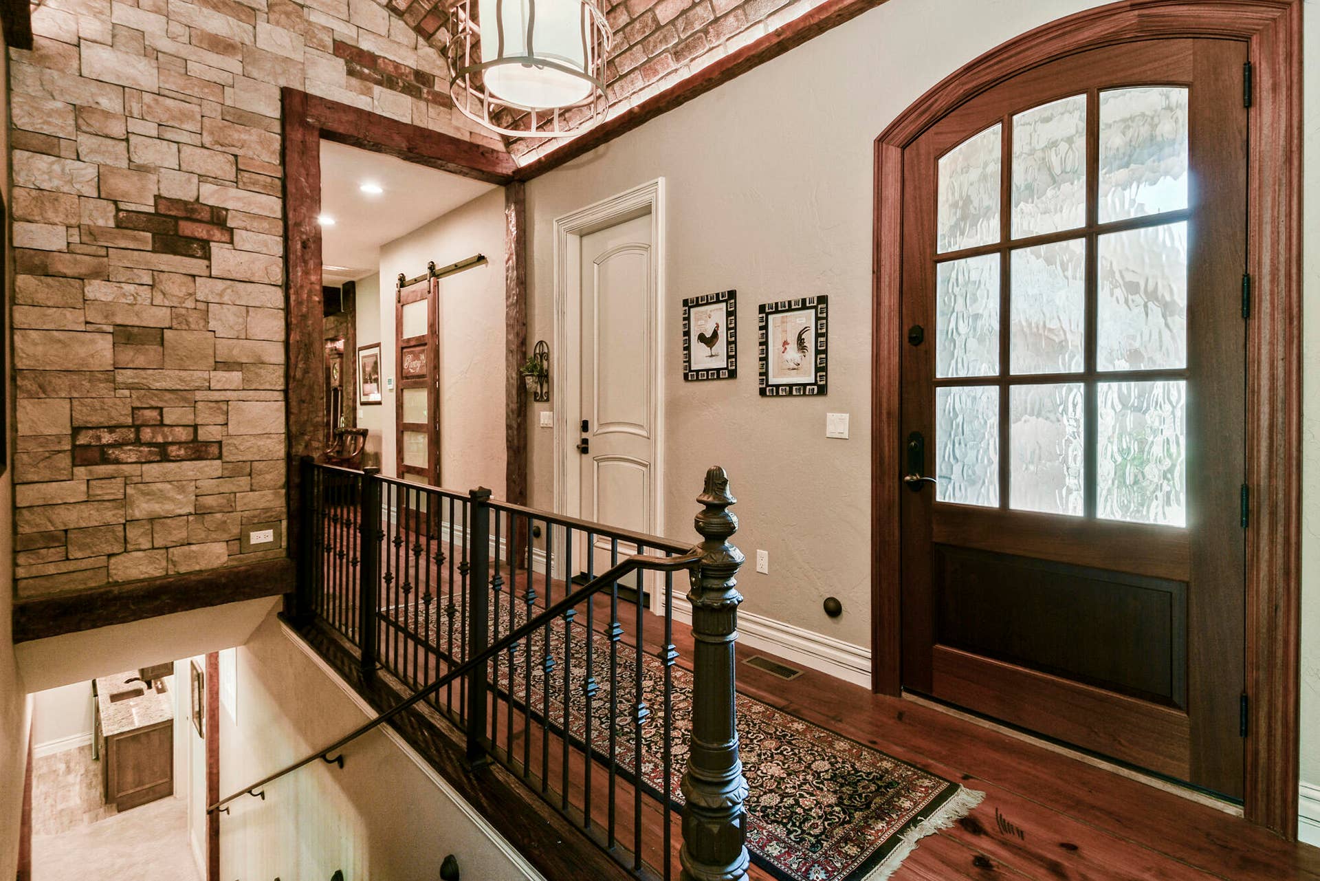 More Stone Work at Side Entry