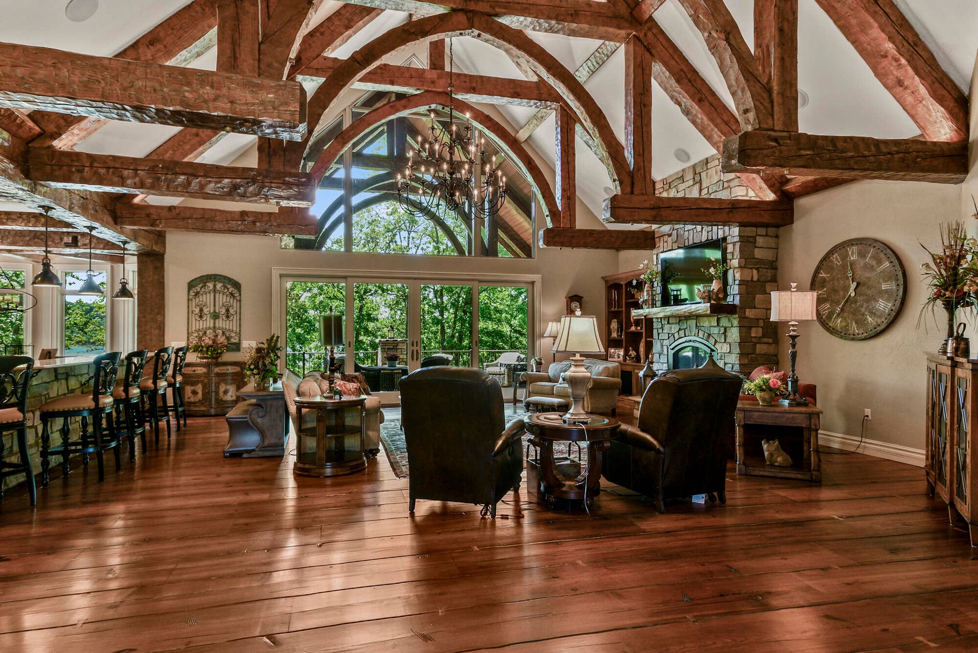 Arched Beams Carry Through