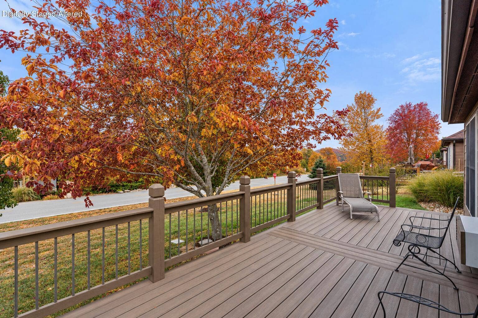 56 Mountain View Court, Branson West, MO 65737 Ozarks Home Surrounded by Autumn Foliage