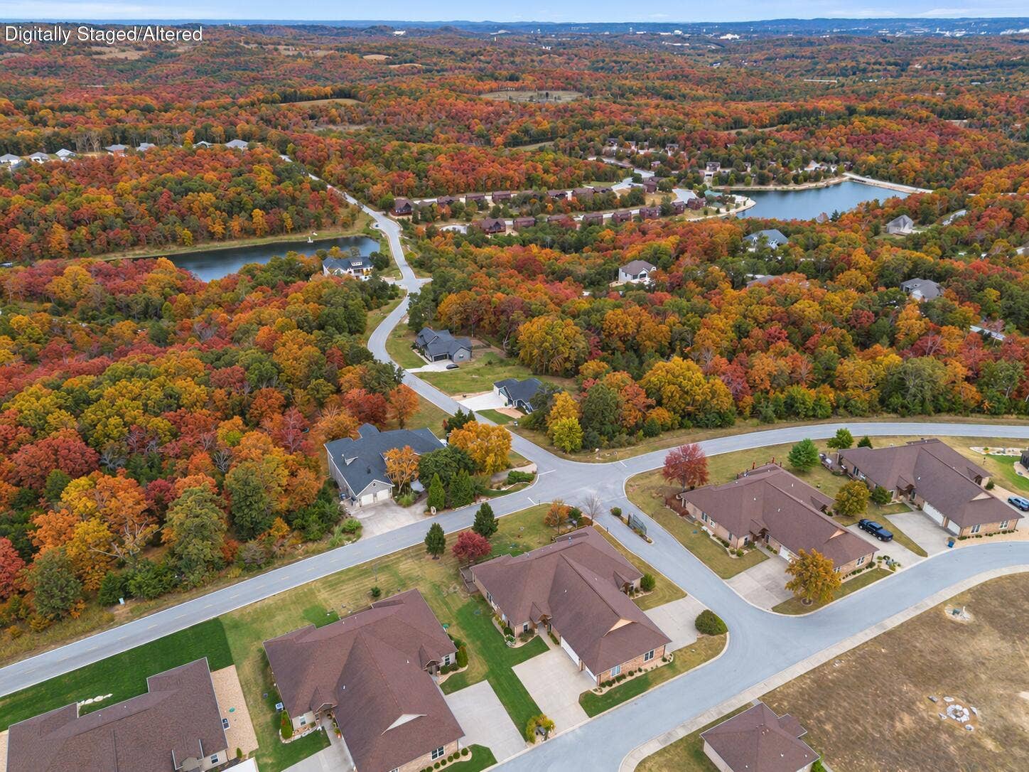 56 Mountain View Court, Branson West, MO 65737 Ozarks Home Framed by Autumn Foliage-12