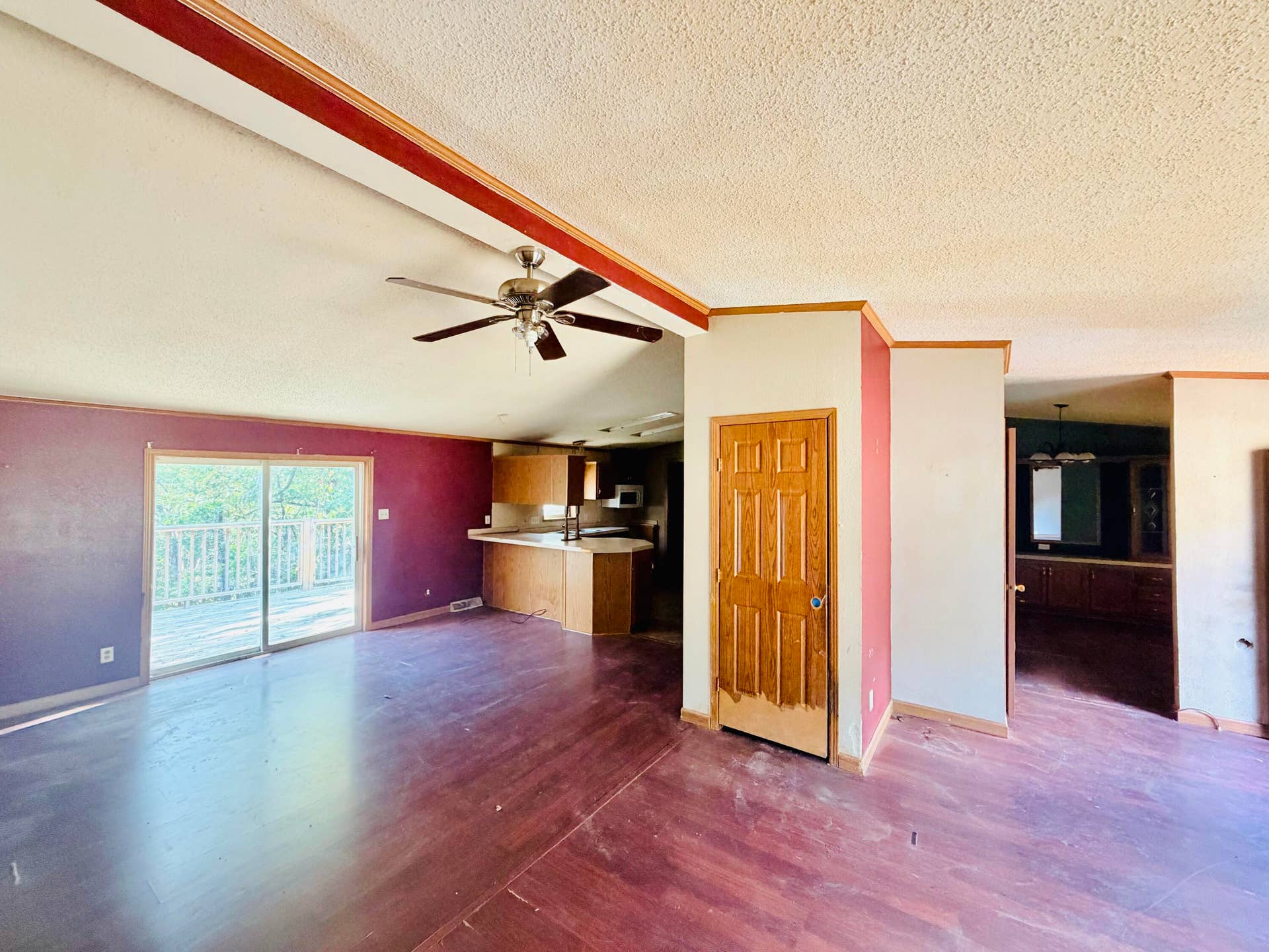 Open concept living/dining