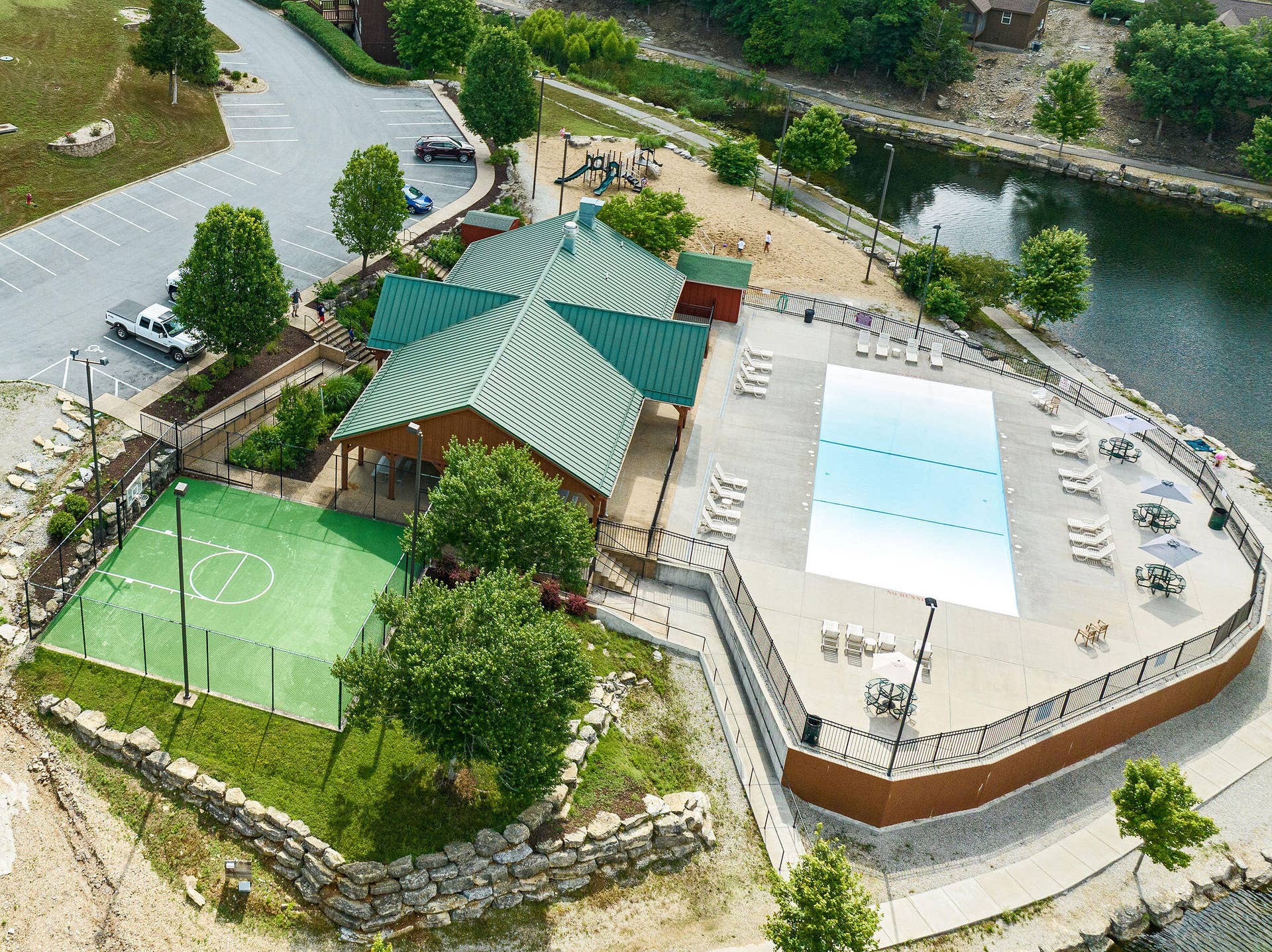 Aerial of Forest Lake
