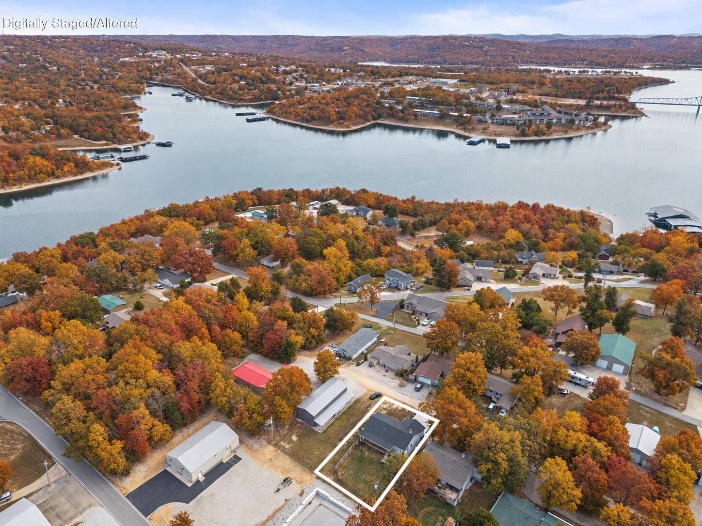 119 Teepee Lane, Kimberling City, MO 65686 Ozarks autumn foliage by the lake-13