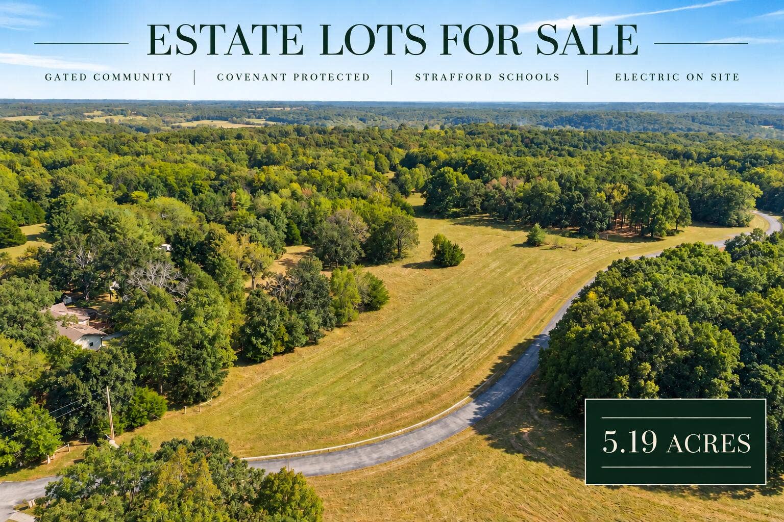 Tract 8a N Farm Road 245, Strafford, MO 65757 Elegant Estate Lots Aerial Advertisement