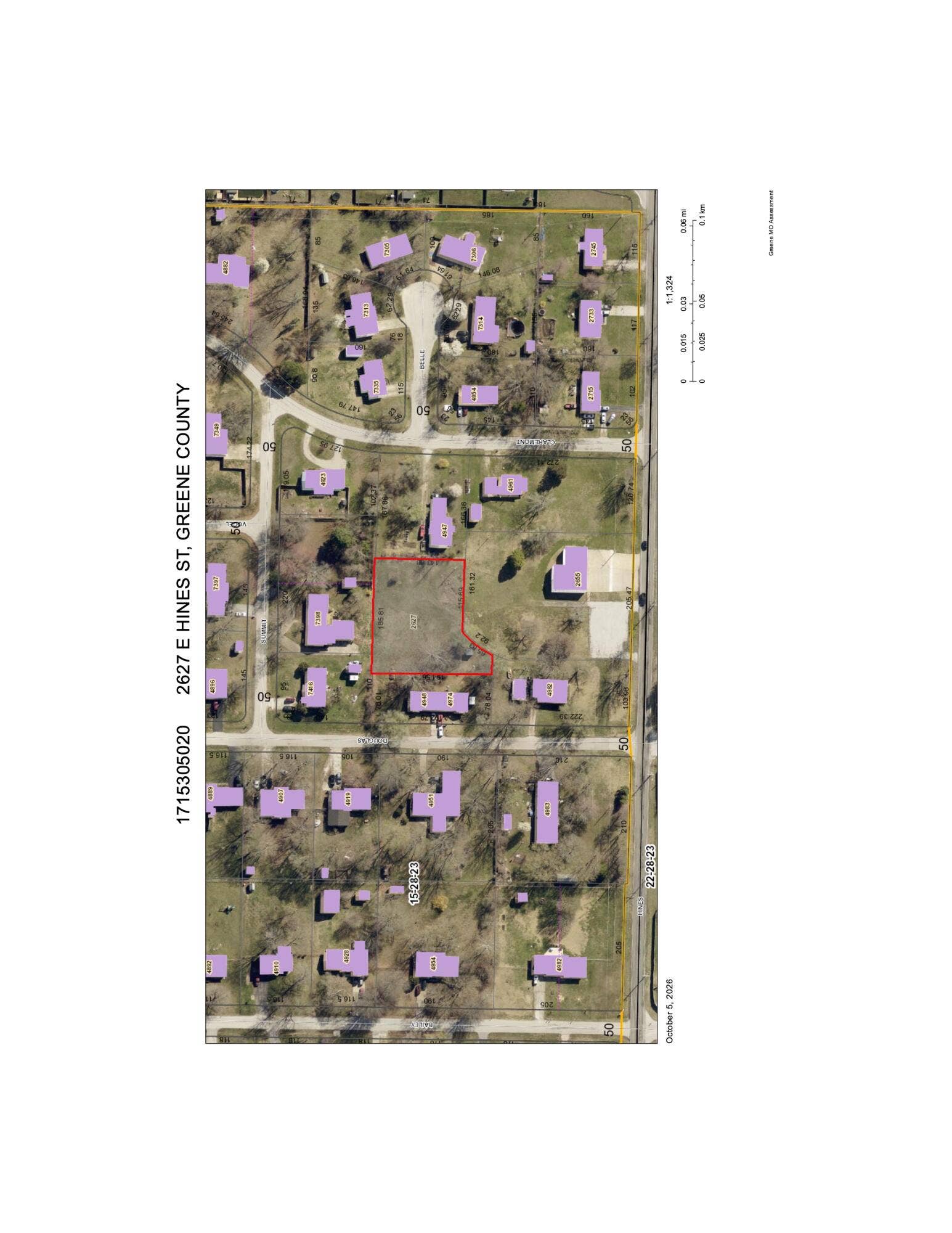 Aerial Map Just Lot