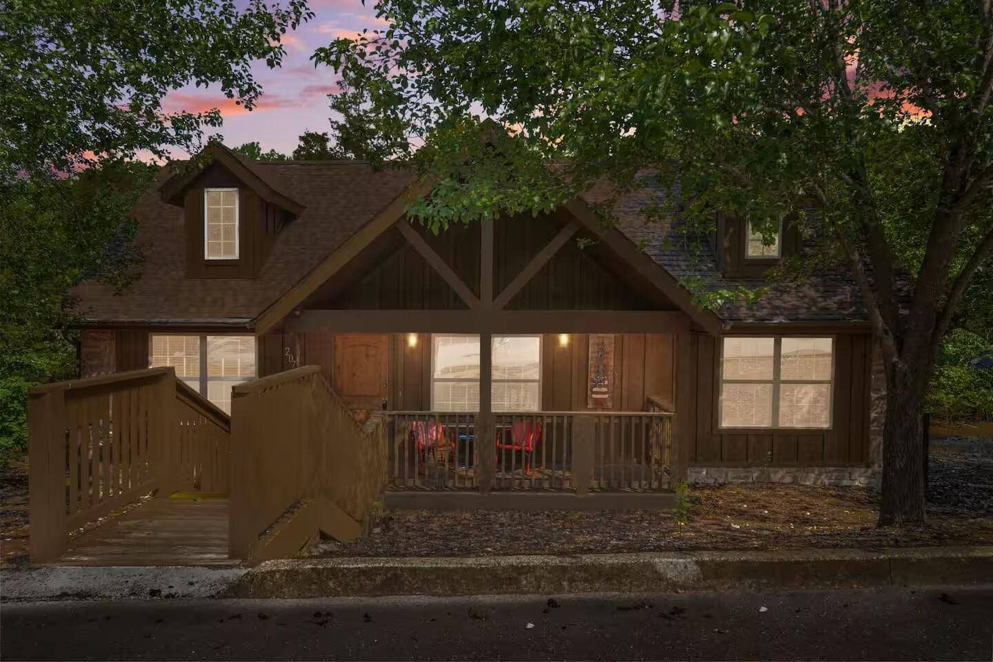 207 Cantwell Lane, #Cabin 77, Branson West, MO 65737 Twilight View