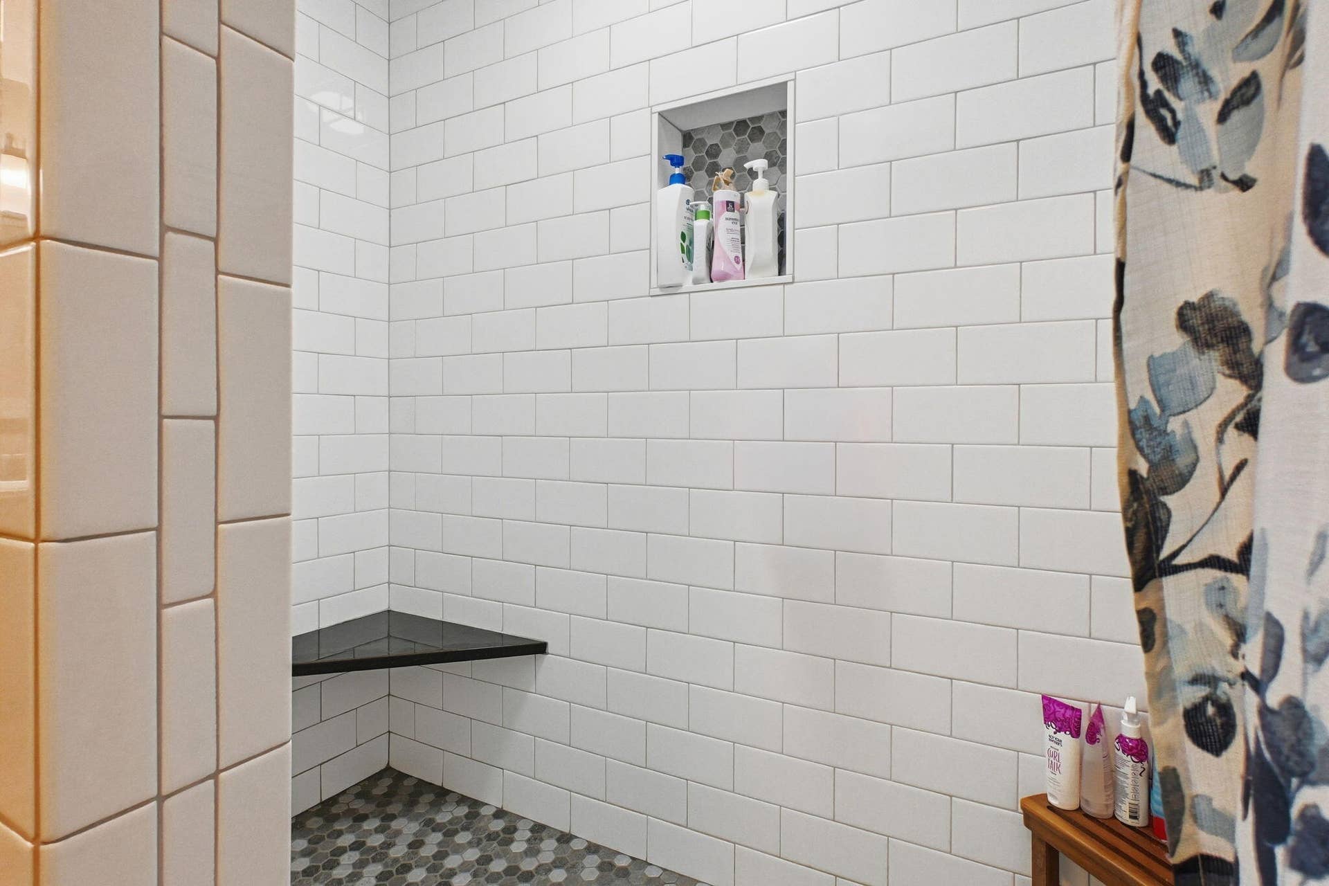 Primary walk in shower