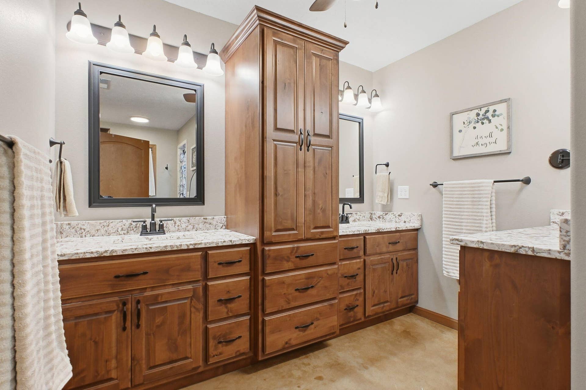 Primary bath - double sinks