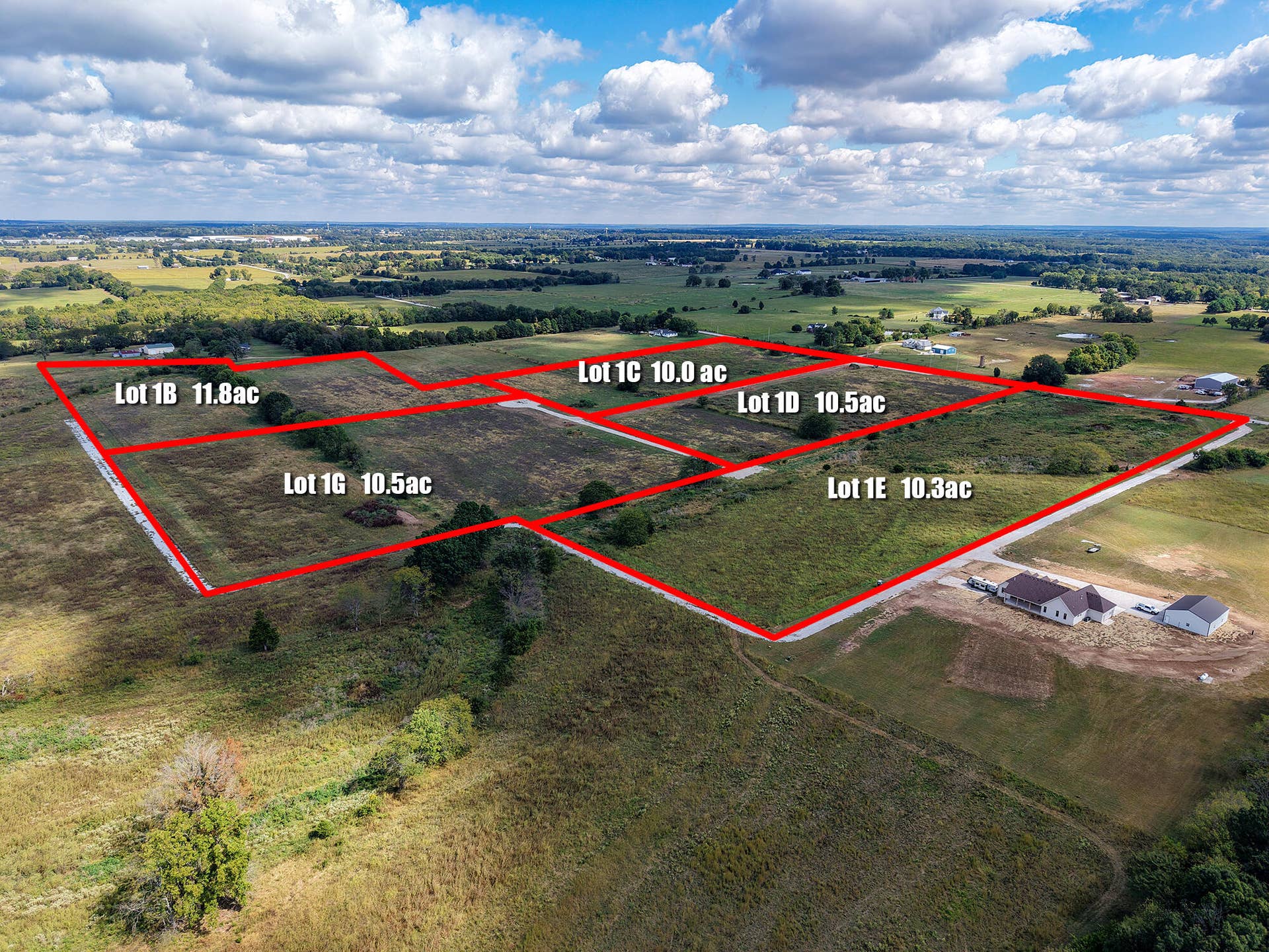 1-B N State Highway 125, Strafford, MO 65757 All 5 lots from 1-H View