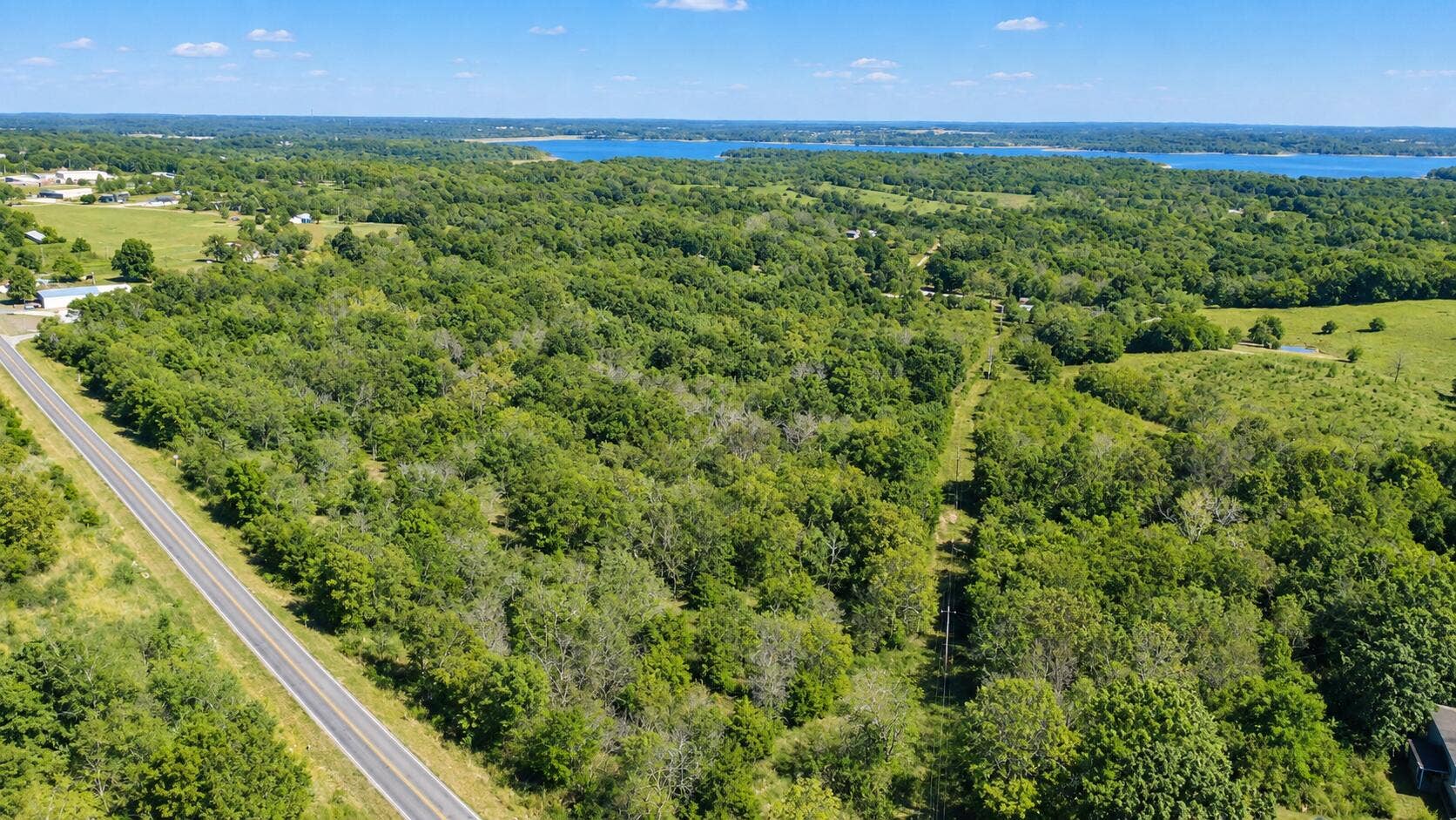 000 S 39 Highway, Stockton, MO 65785 Lush Countryside Forest and Lake Panoram