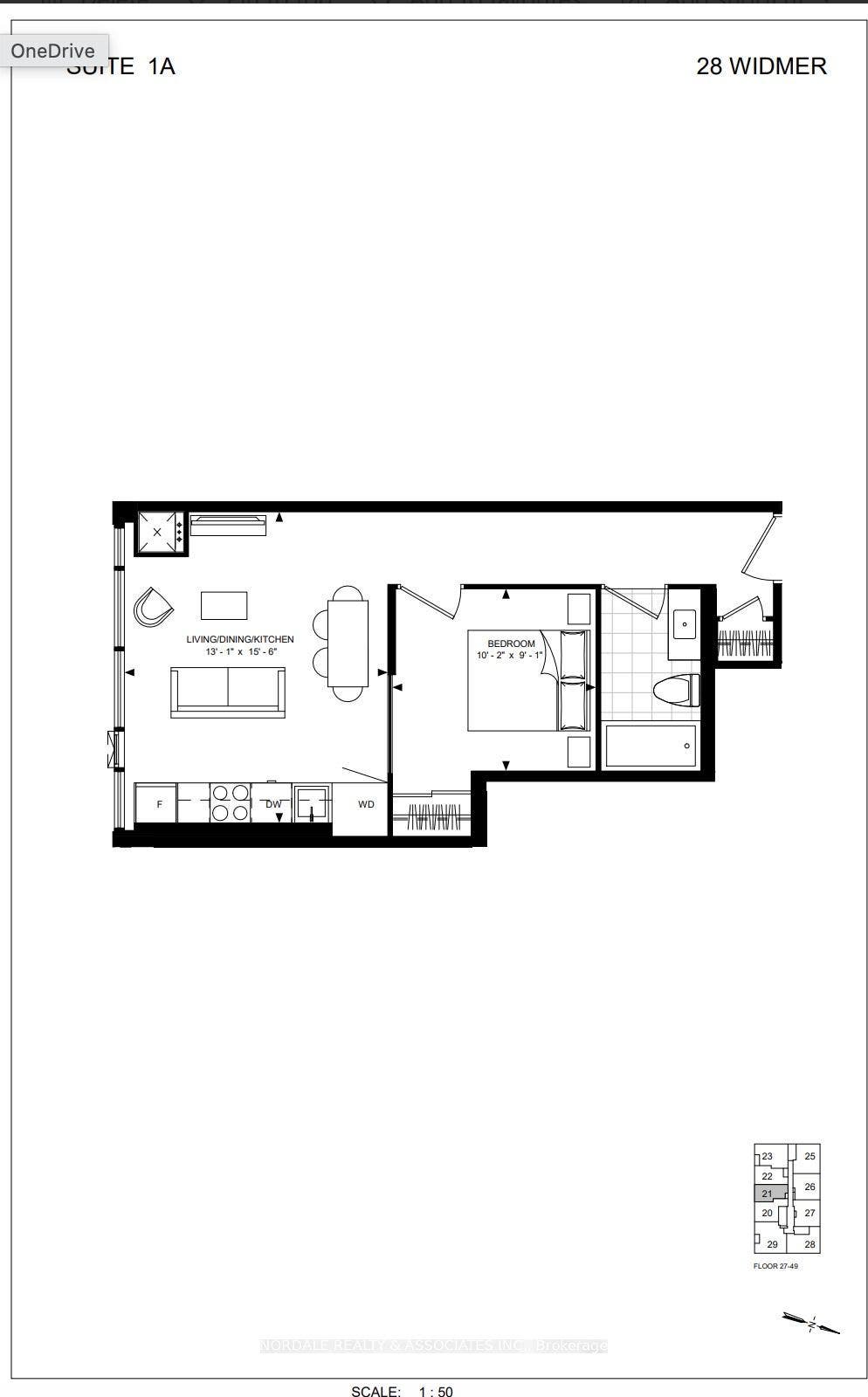 28 Widmer Street, #4921, Toronto C, Toronto ON M5V 0T2