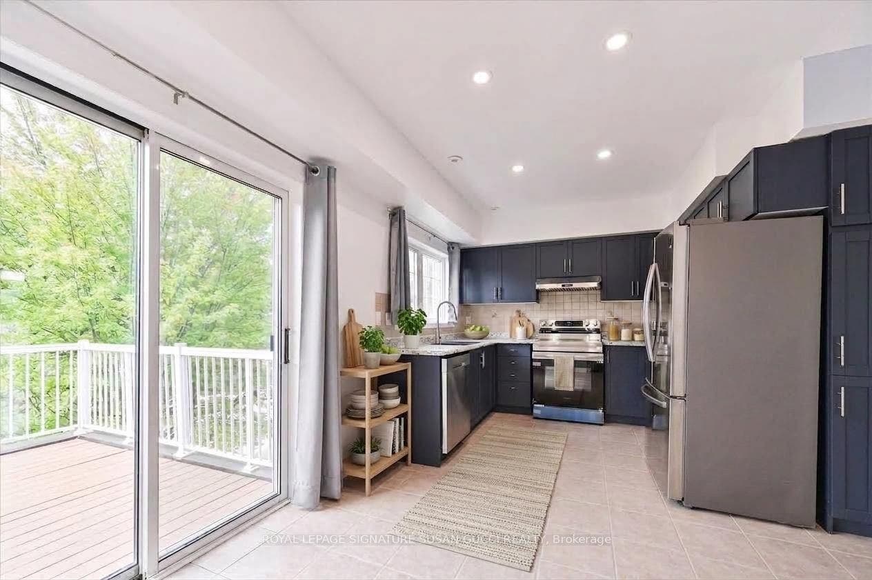 2nd level - family sized kitchen