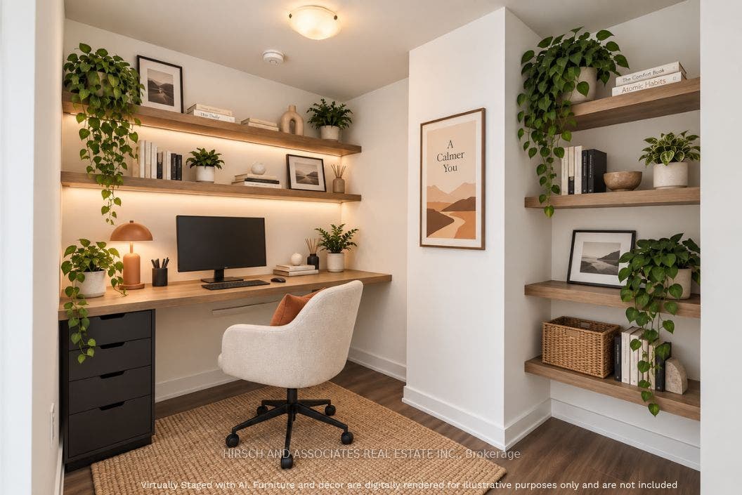 7437 Kingston Road, #1104, Toronto E, Toronto ON M1B 0E9 Virtually Staged Den