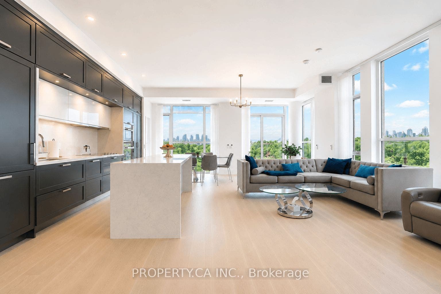 Open Concept Living/Kitchen/Dining