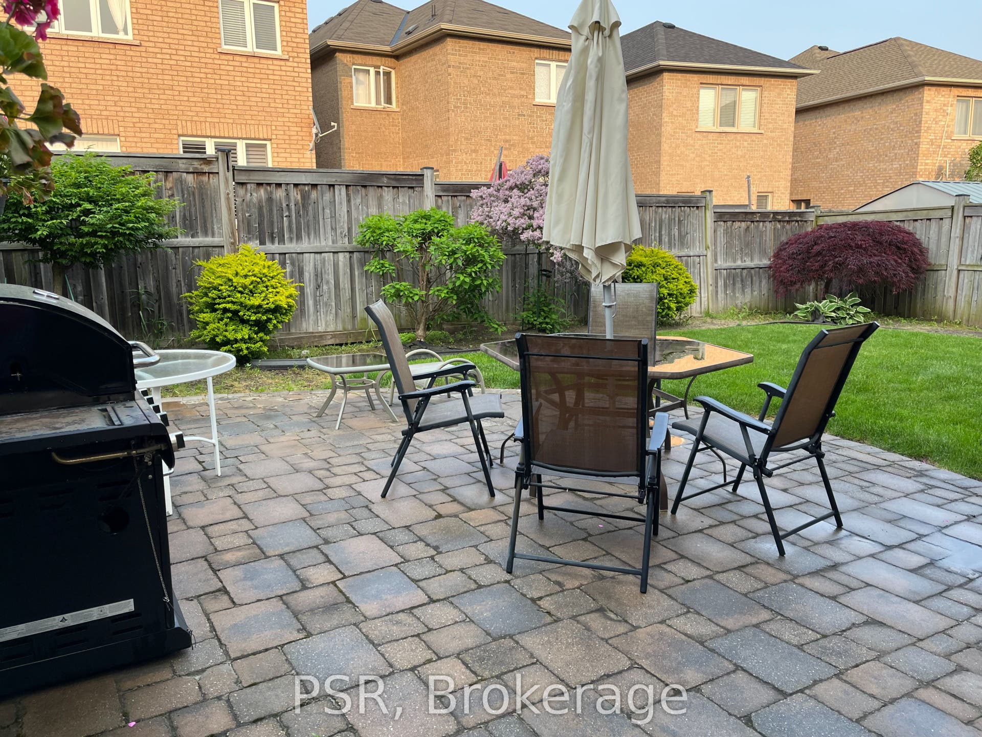 Professionally stoned patio