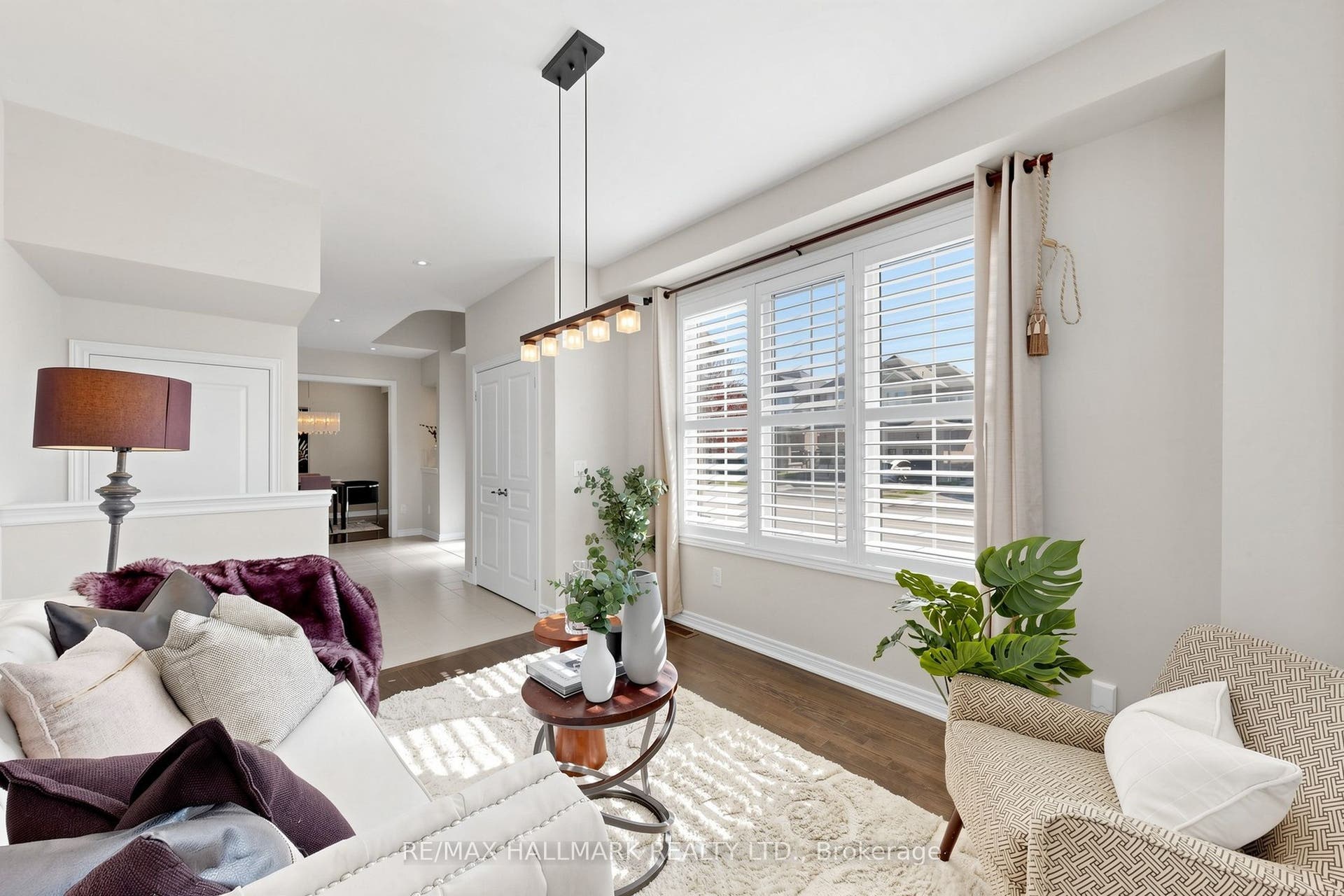 Living room large window view