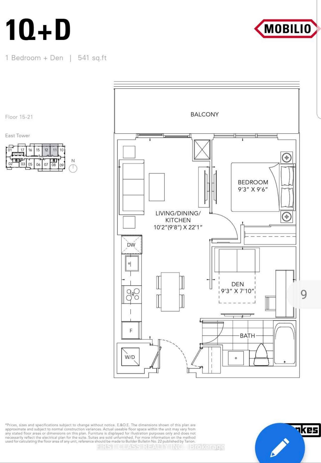38 Honeycrisp Crescent, #2012, Vaughan, York ON L4K 0M8
