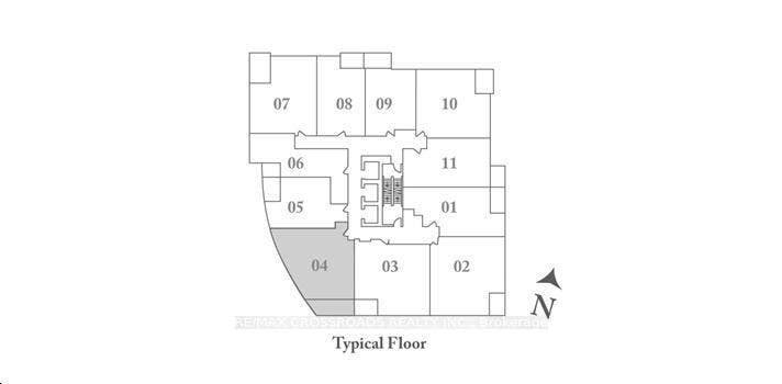 Building Floor Layout (Unit 4)