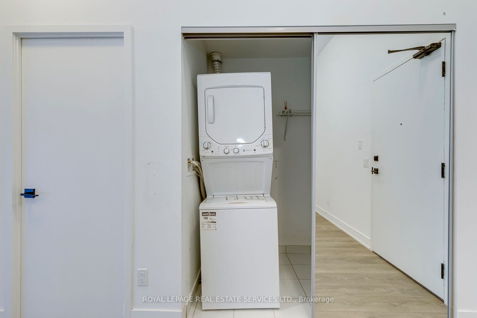 ensuite laundry with closet