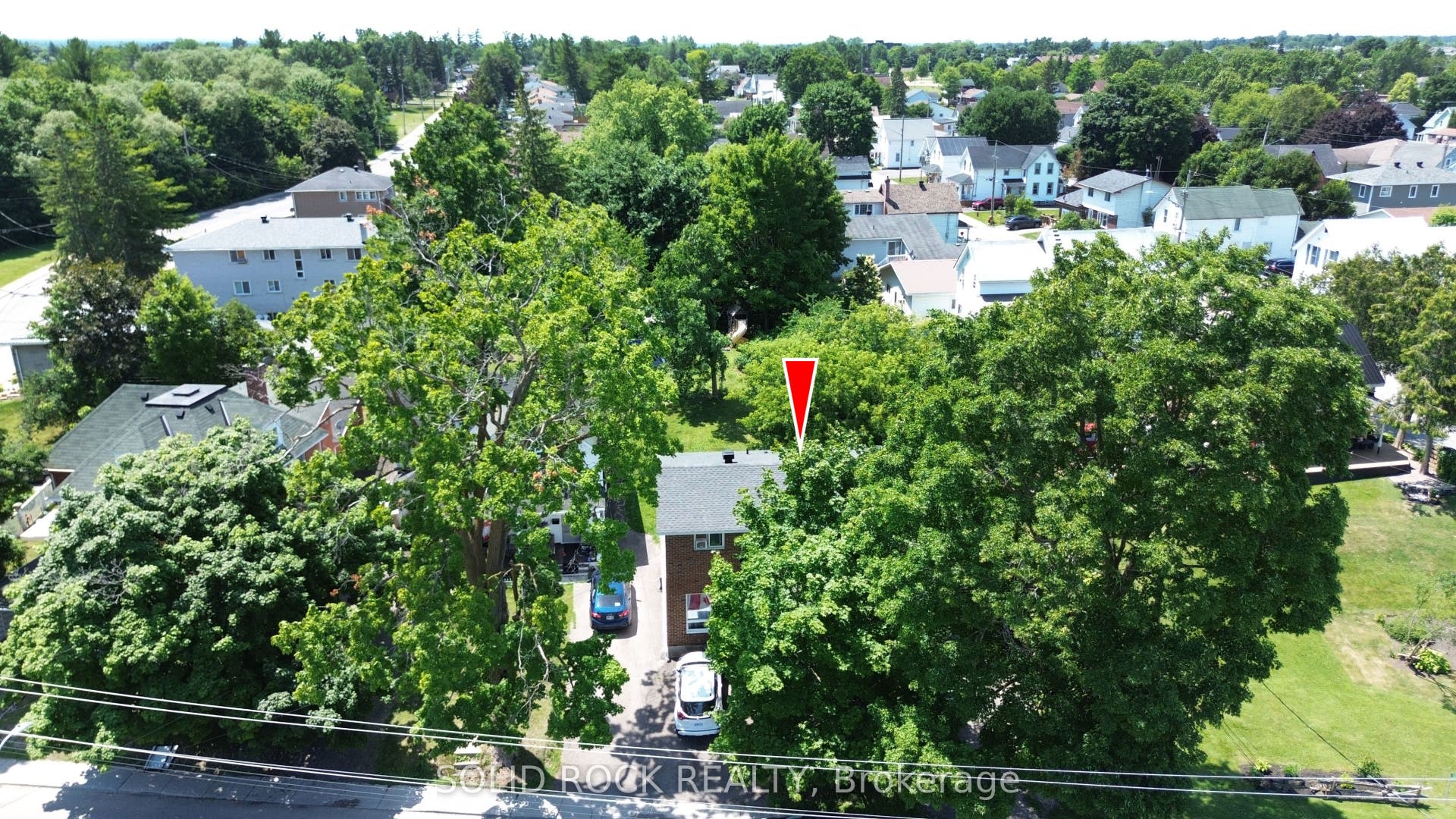 Shady, mature trees add character and calm.