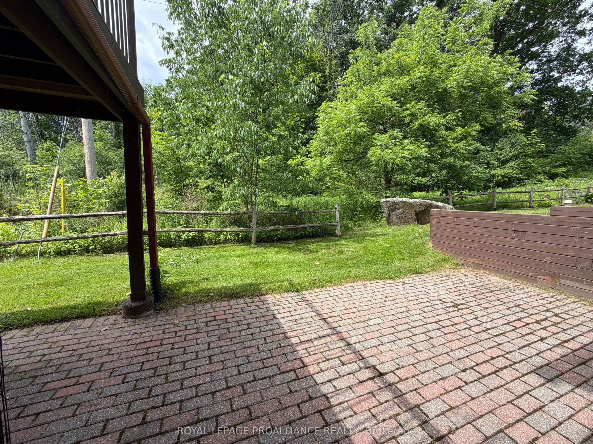 patio off Family room