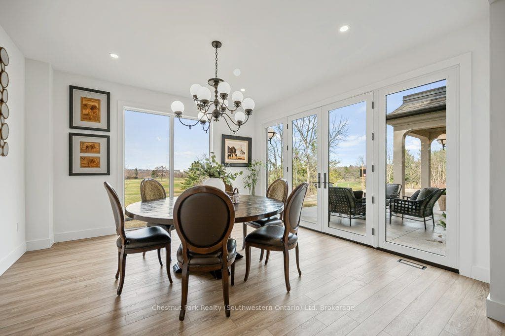 27 Vardon Drive, Guelph, Wellington ON N1G 1W8 Large dining room leads out to the front patio
