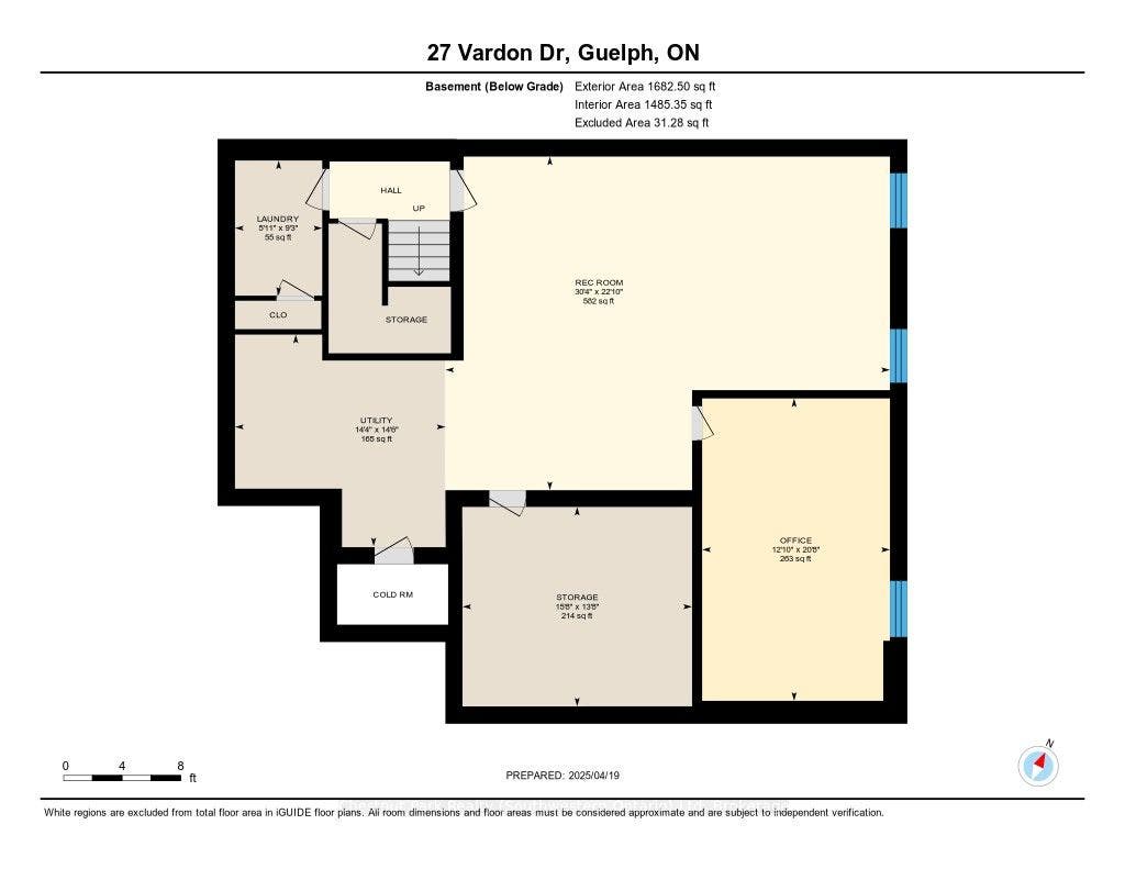 27 Vardon Drive, Guelph, Wellington ON N1G 1W8 Lower Level