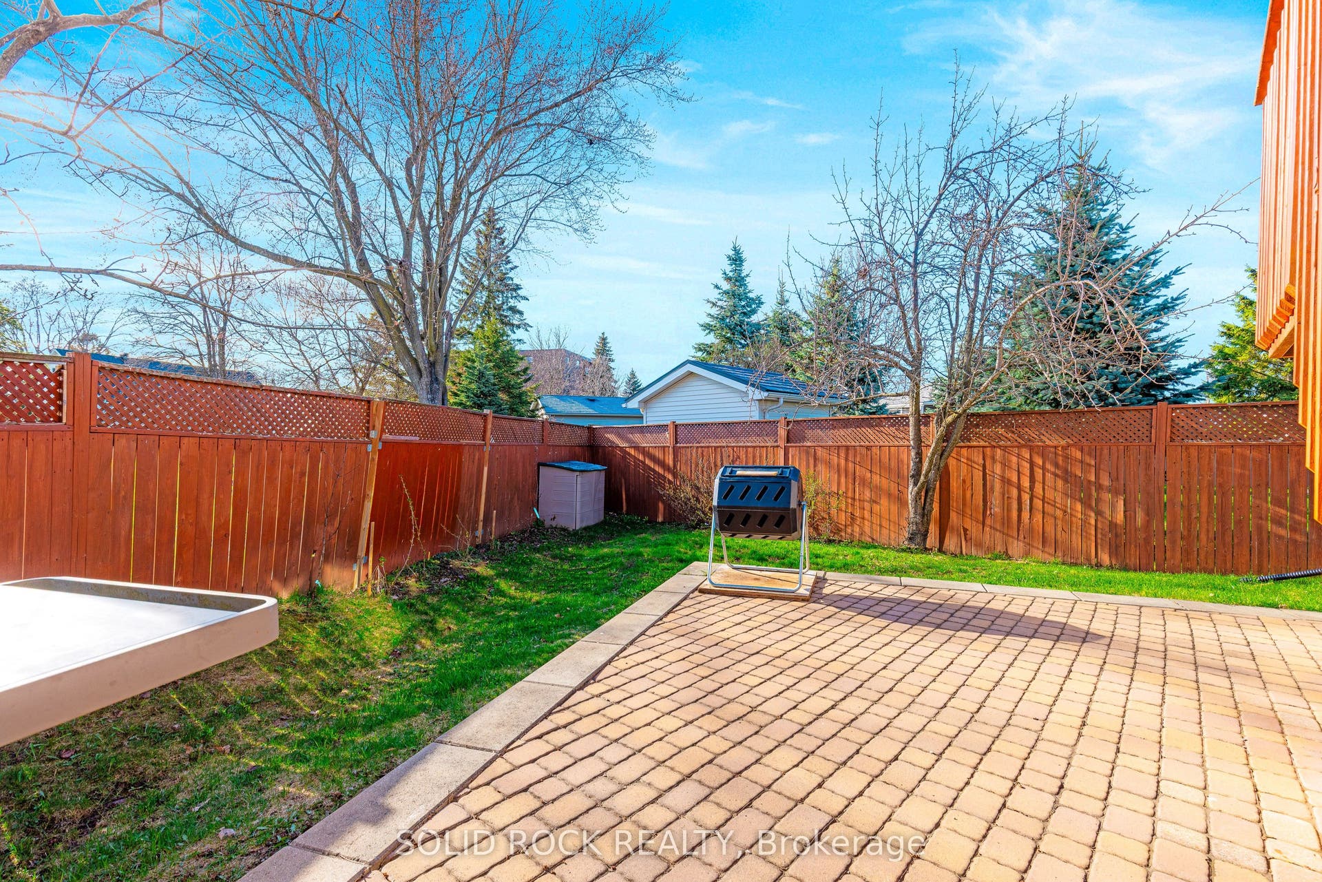 Brick patio